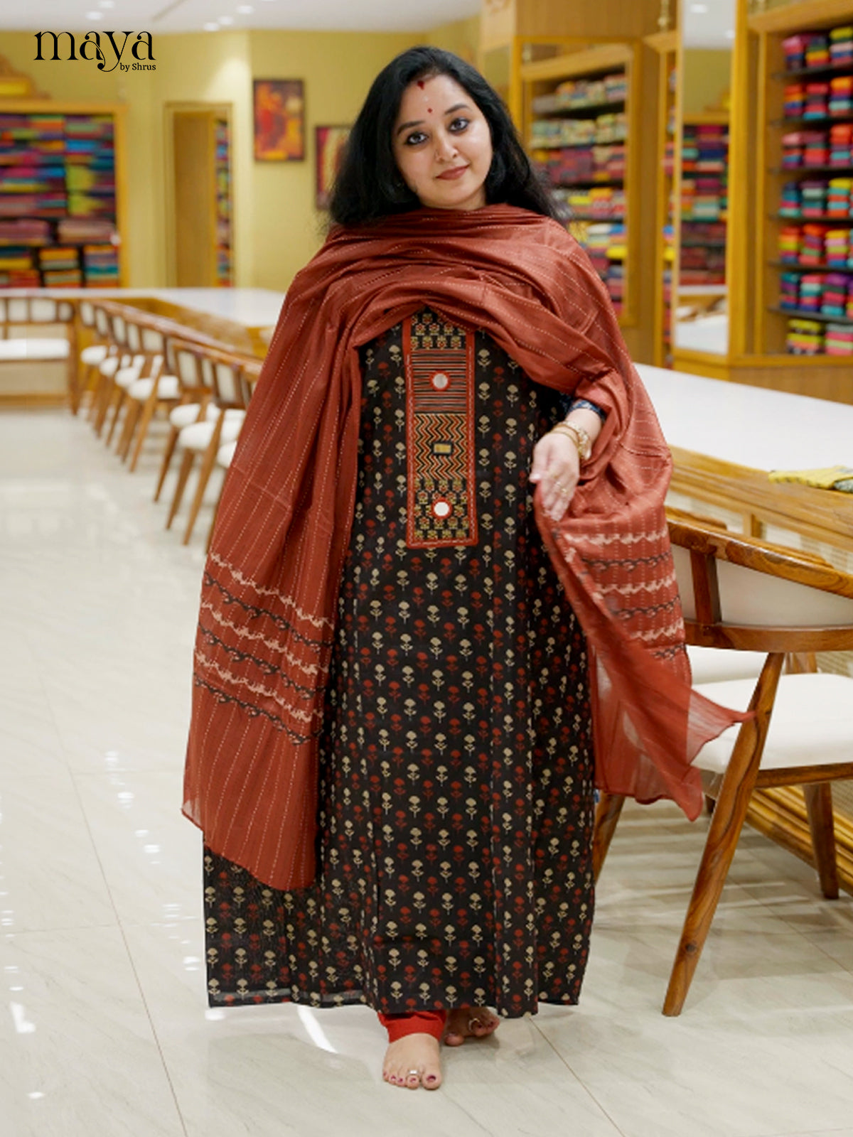 Ajrakh Salwar - MEC05018