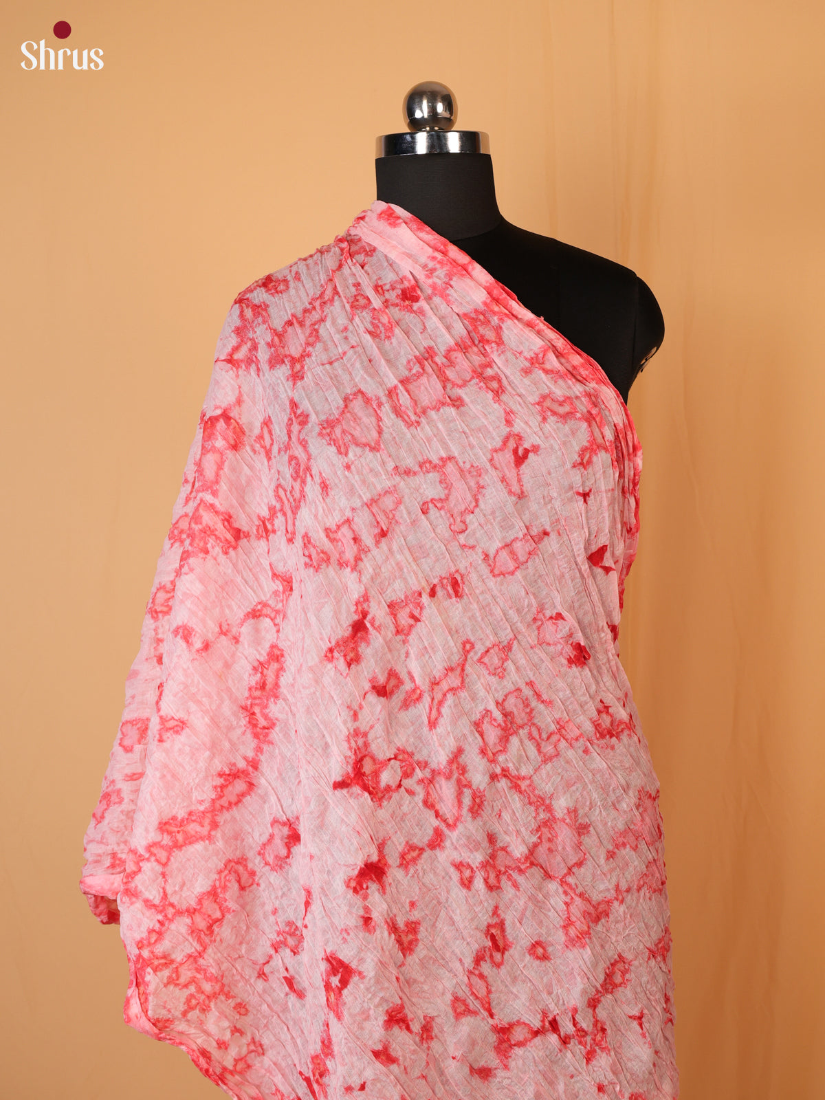 Pink Sehbori Cotton Dupatta - Shop on Shrus.com