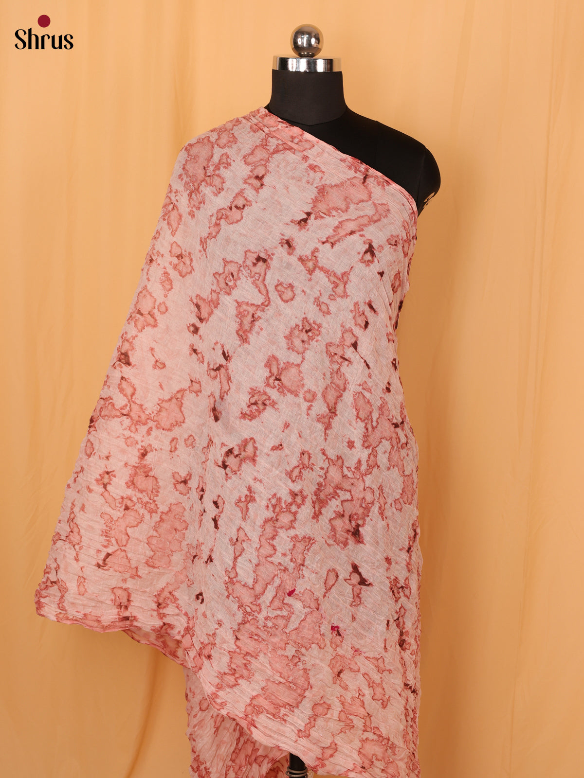 Brown Shibori Cotton Dupatta - MCL21175 - Shop on Shrus.com