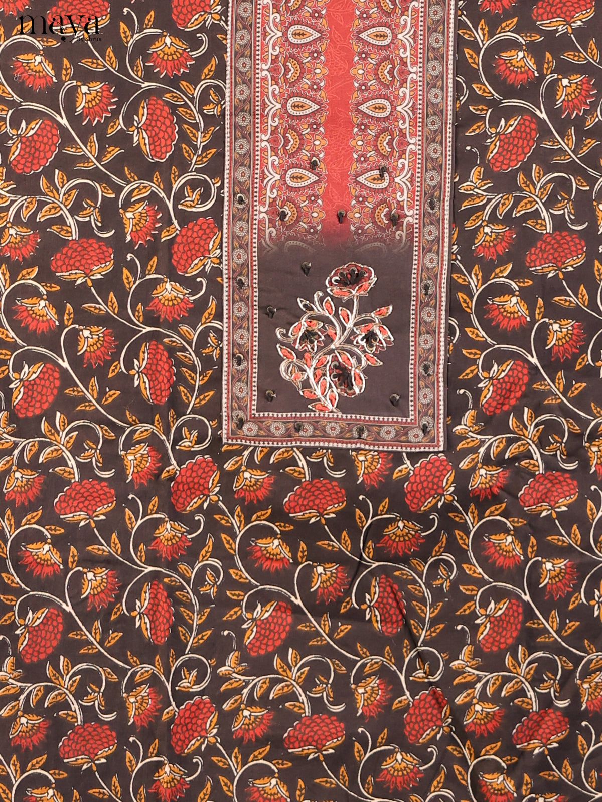 Black & Red - Cotton salwar