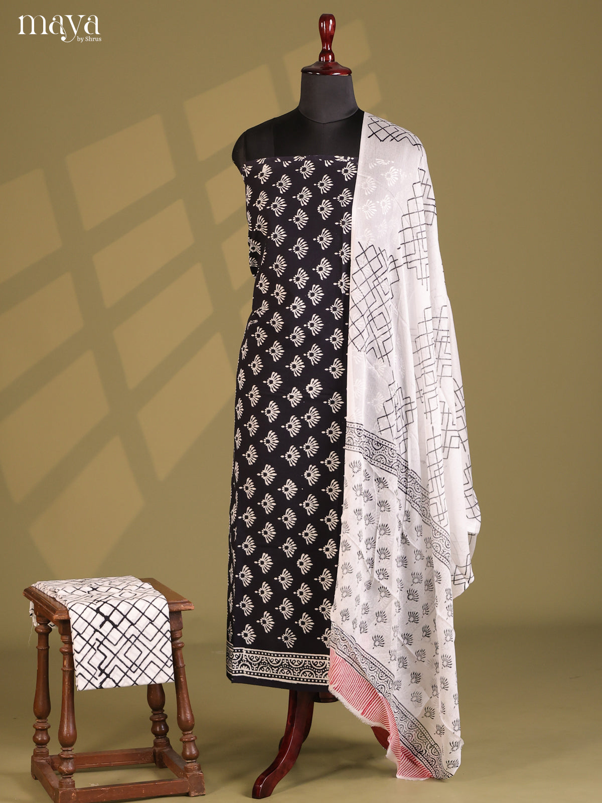 Black & White - Cotton salwar