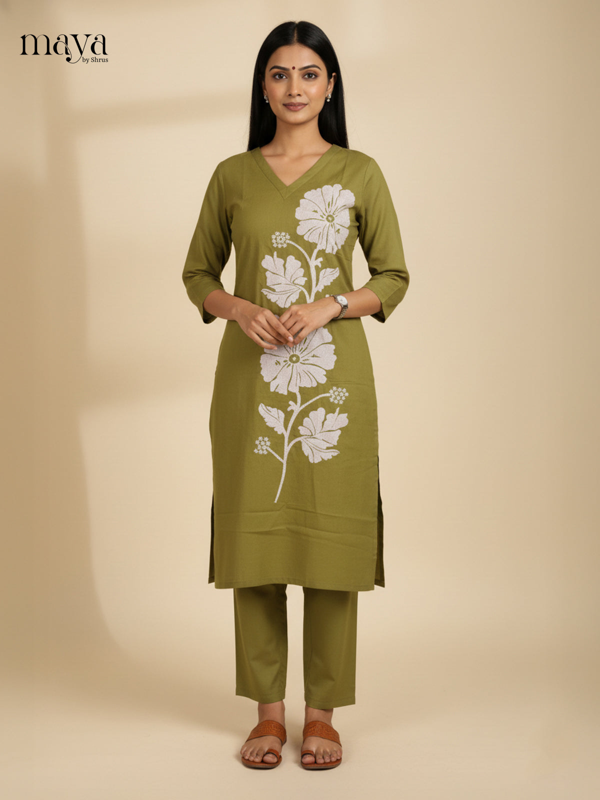 MDI21015-Ajrakh Salwar Unstitch