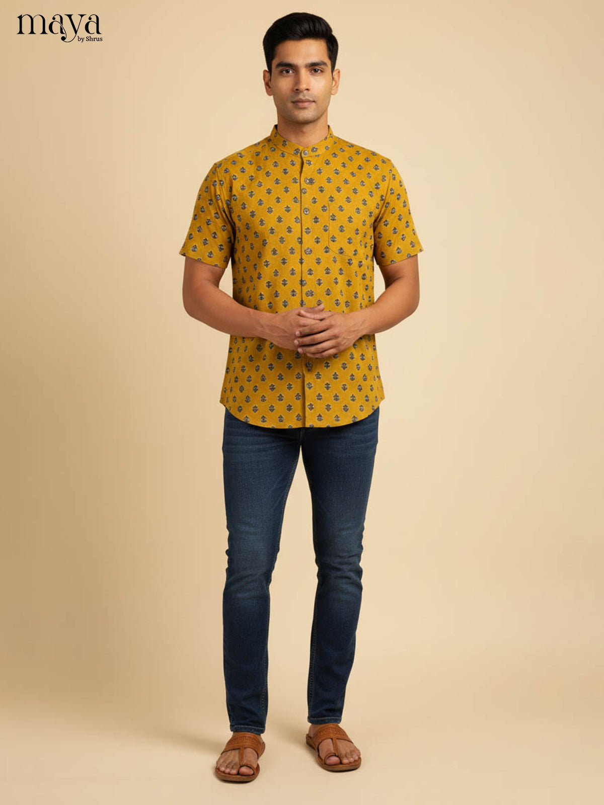MDJ04035-Readymade Mens Kurta