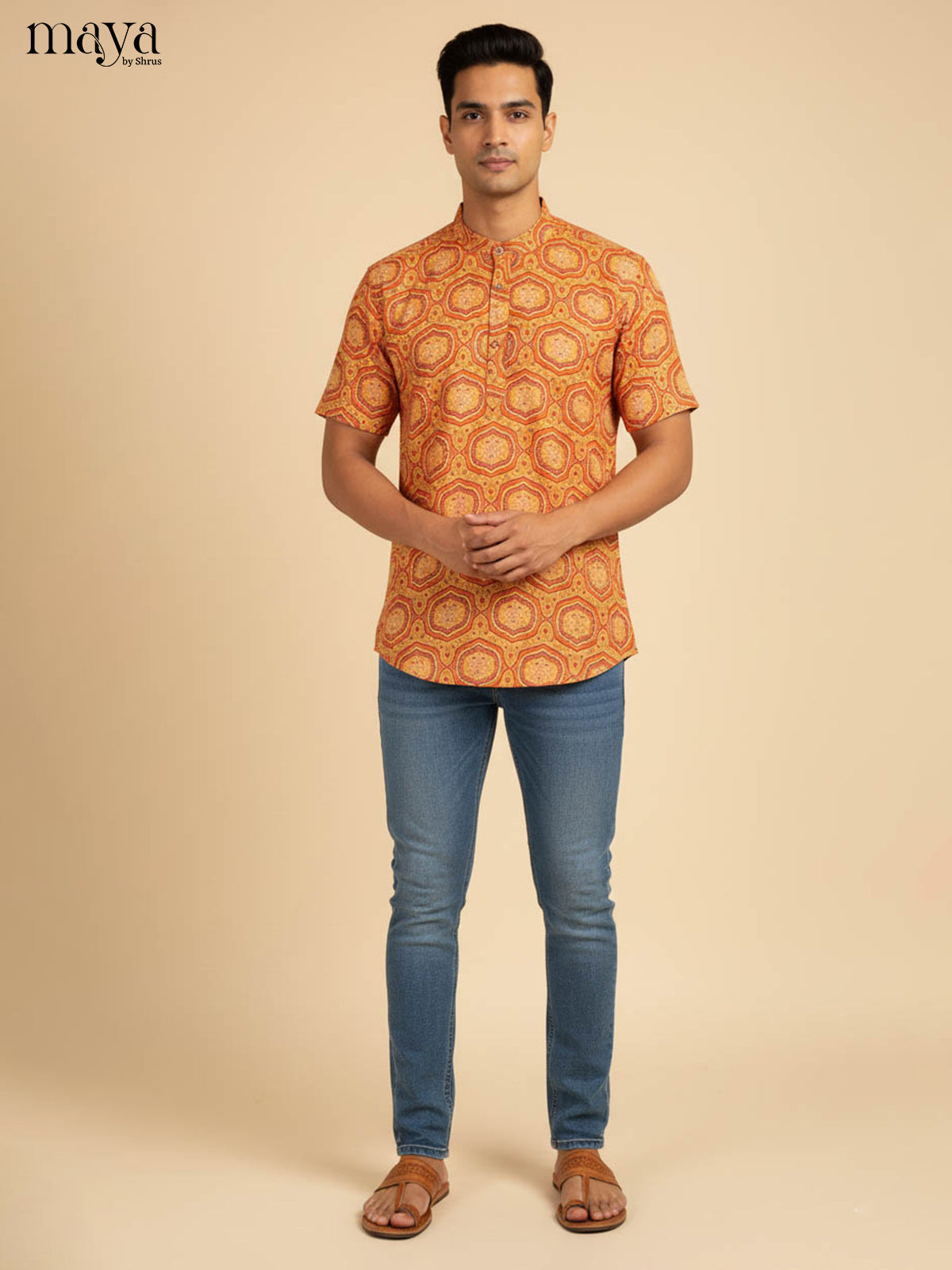 MDJ04036-Readymade Mens Kurta