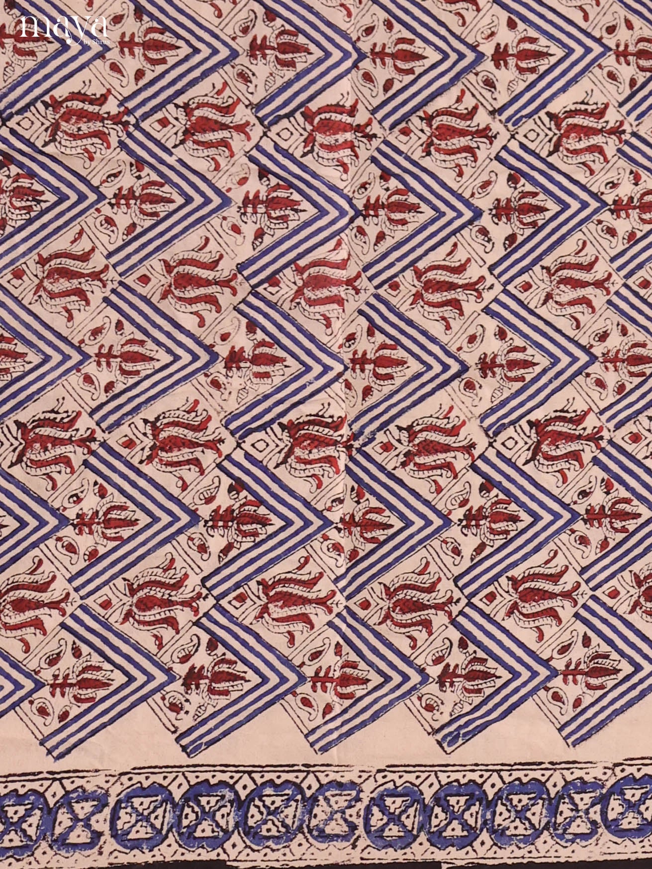 Comfy Cream Cotton Salwar Set Material With Floral Prints