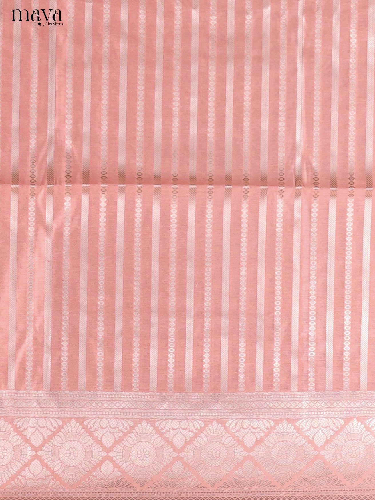 Pink -Semi Tussar Salwar Unstitch