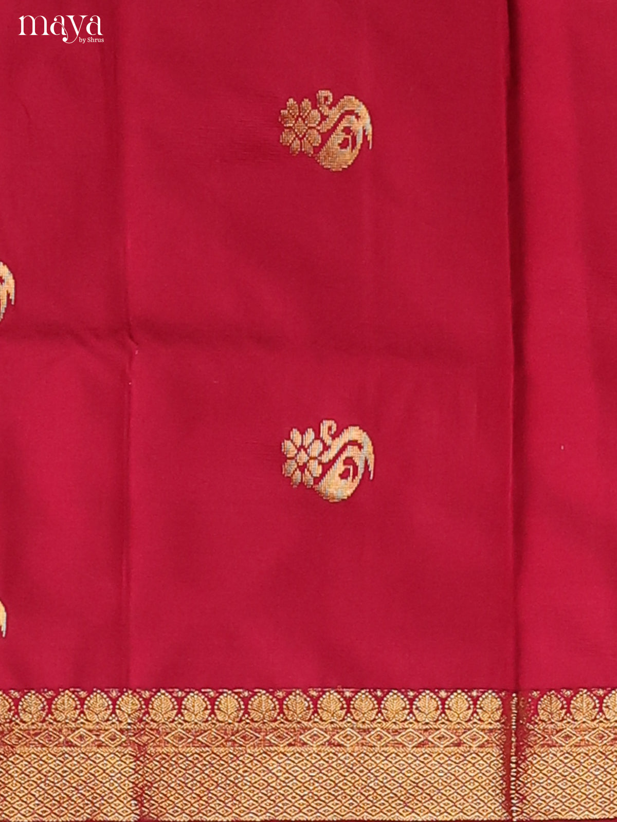 Timeless Red Semi Soft Silk Salwar Suit With Grey Dupatta & Zari Border