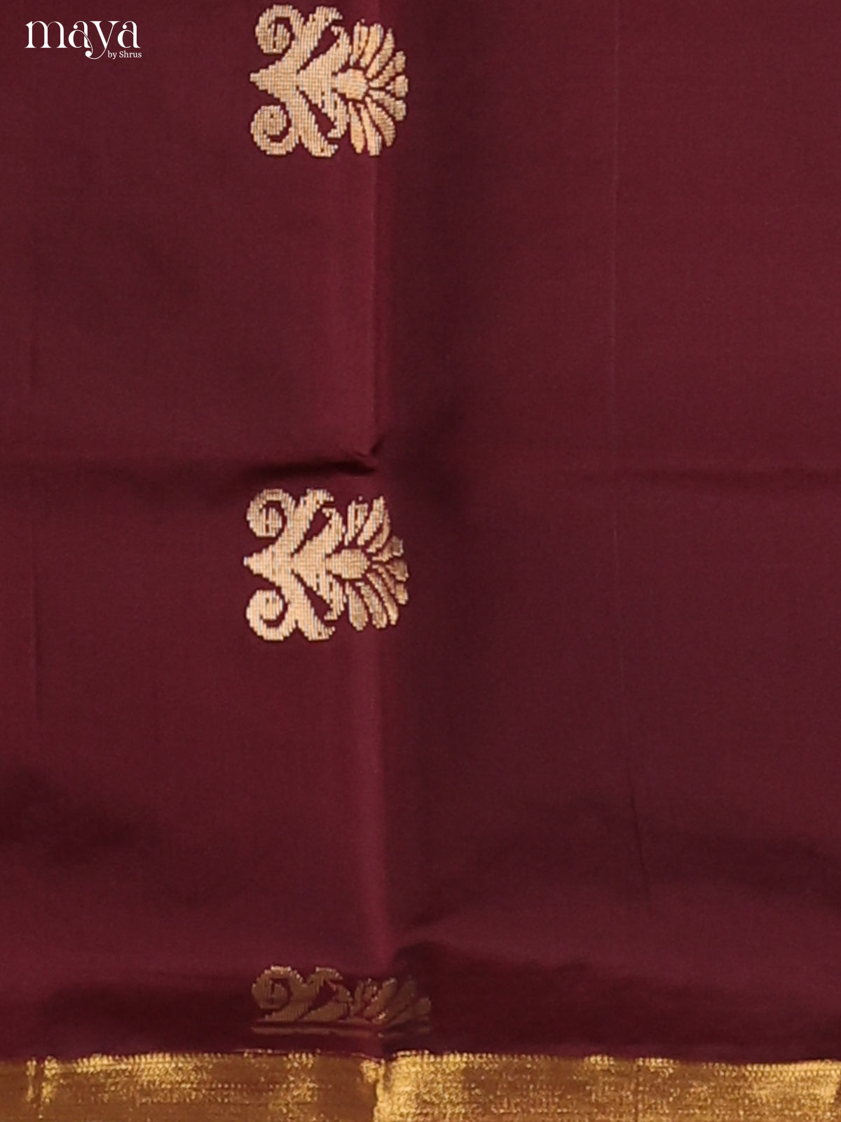 Pretty Maroon Semi Soft Silk Salwar Suit With Mauve Dupatta & Zari Border