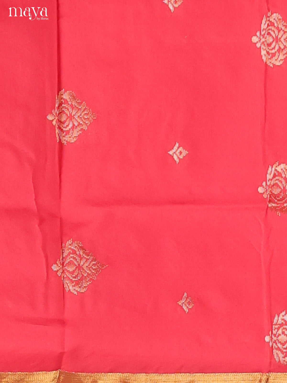 Radiant Reddish Pink Semi Soft Silk Salwar Suit With Blue Dupatta