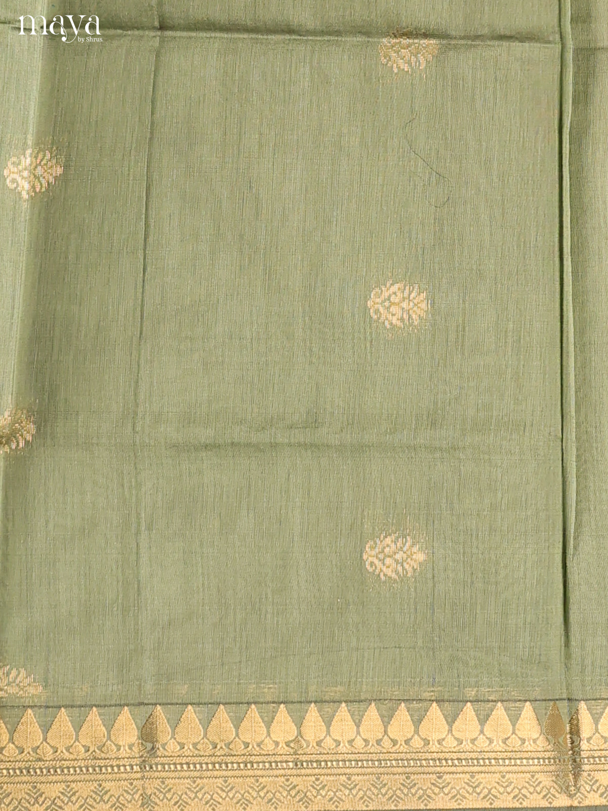Pastel Green & maroon -Semi silkcotton salwar unstitch