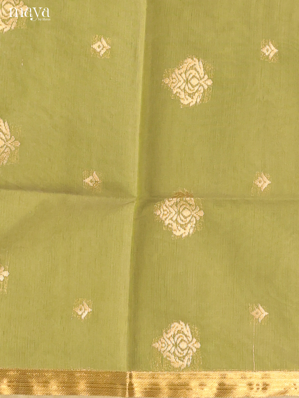 Green & Pink-Semi silkcotton salwar unstitch