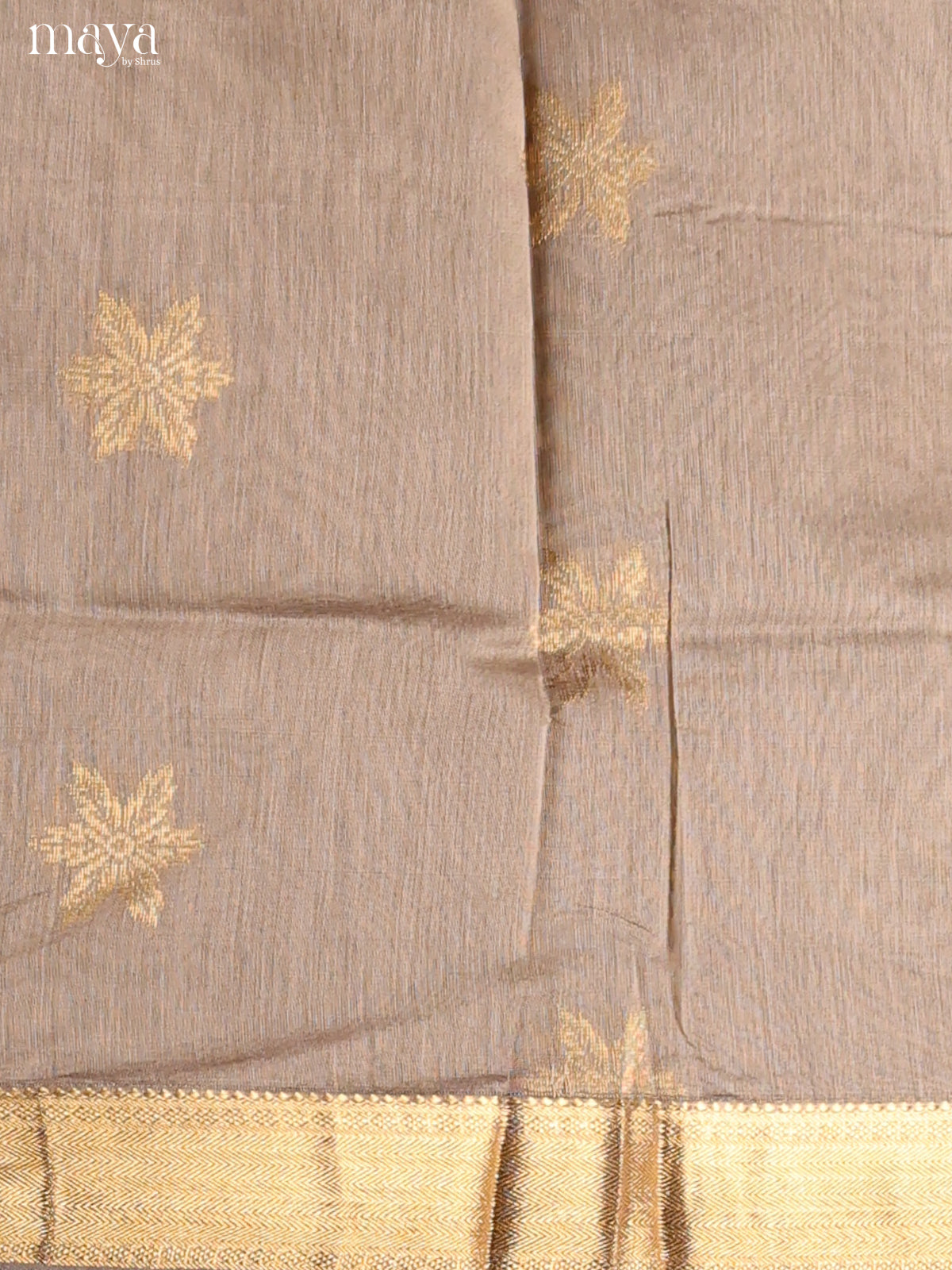 Grey & Black-Semi silkcotton salwar unstitch