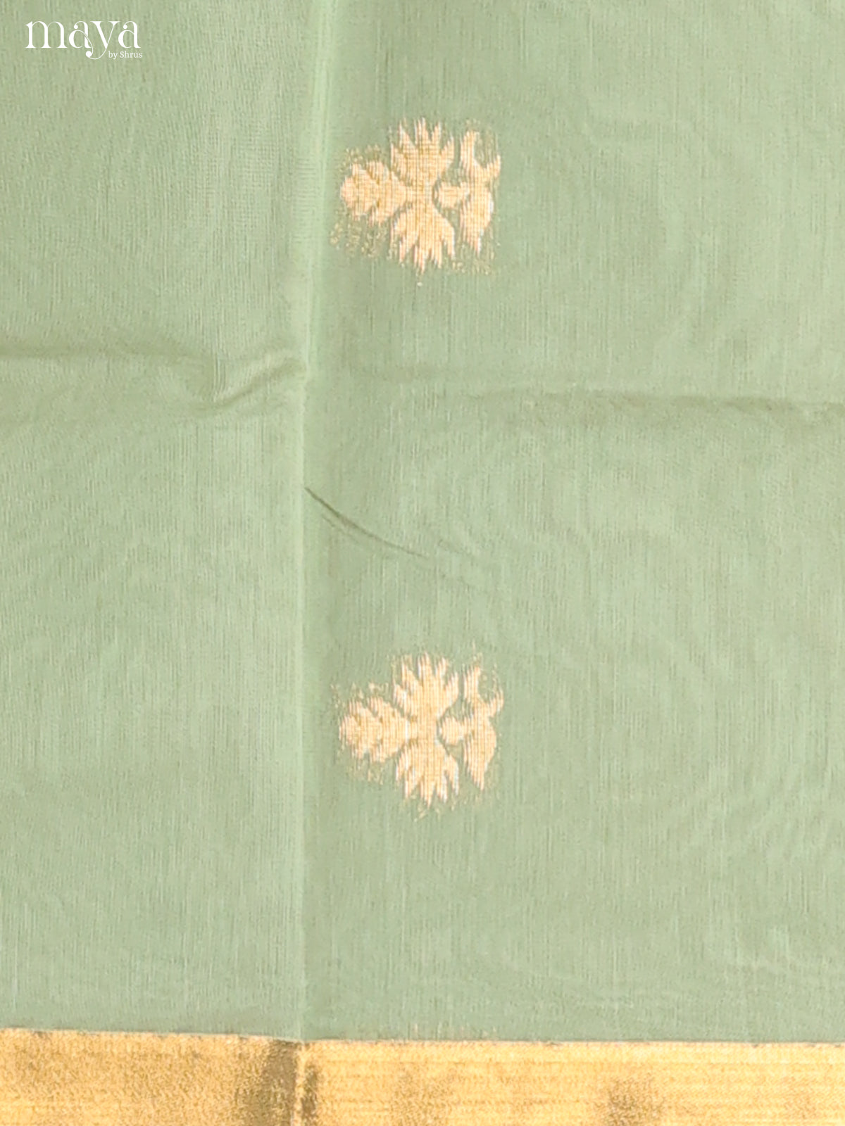 Pastel Green & Pink-Semi silkcotton salwar unstitch