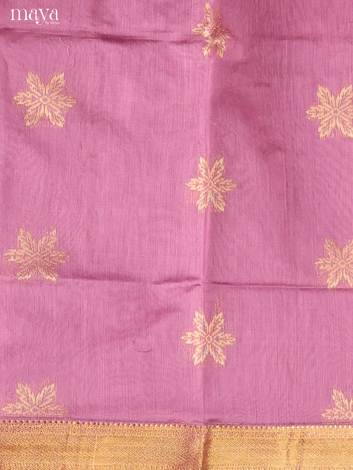 Purple -Semi silkcotton salwar unstitch