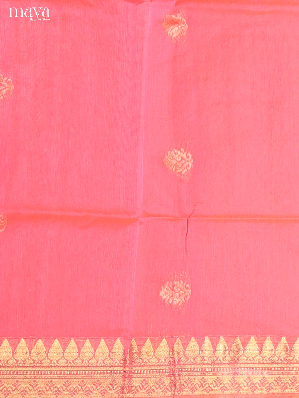Pink -Semi silkcotton salwar unstitch