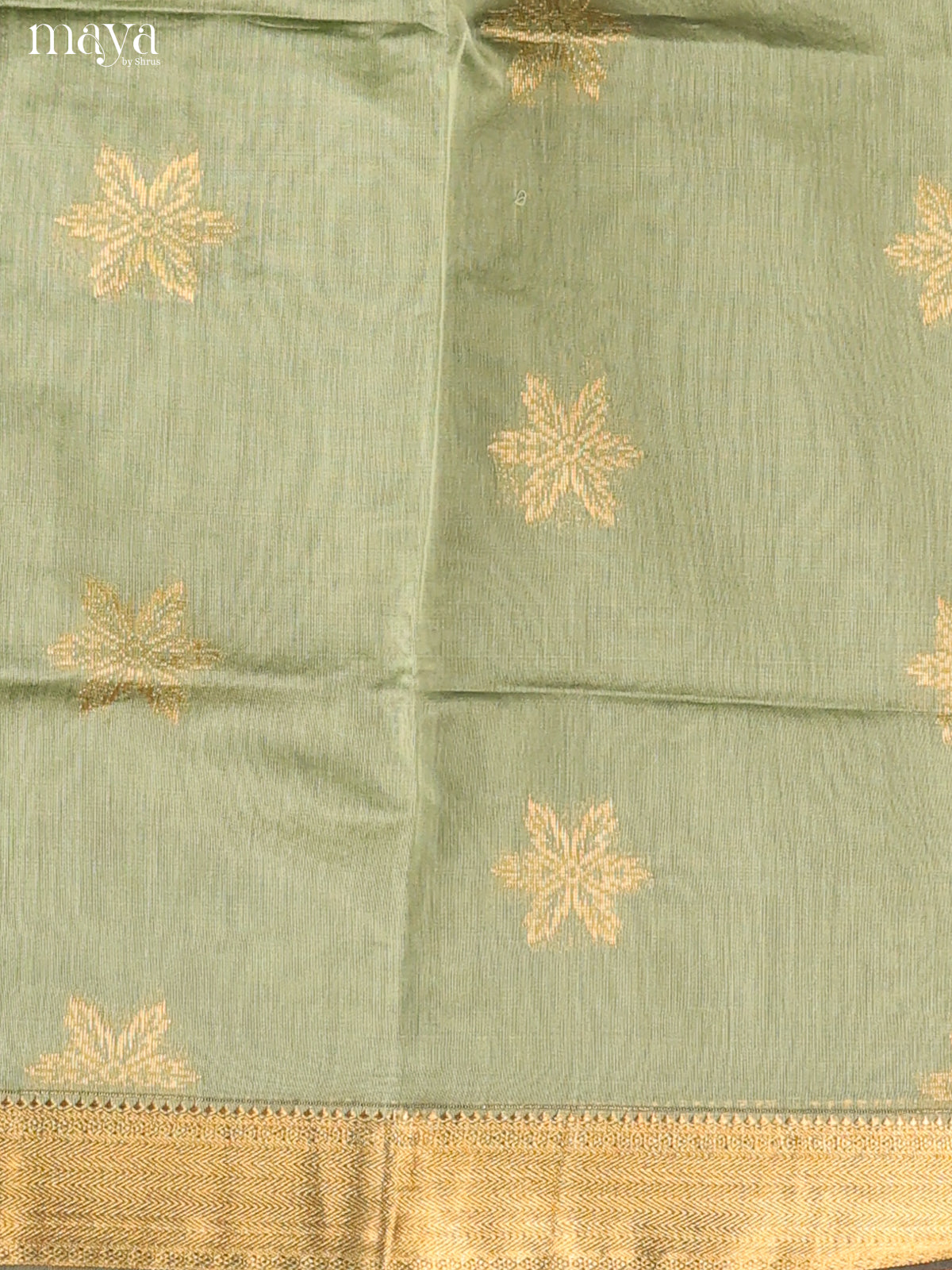 Grey Green-Semi silkcotton salwar unstitch