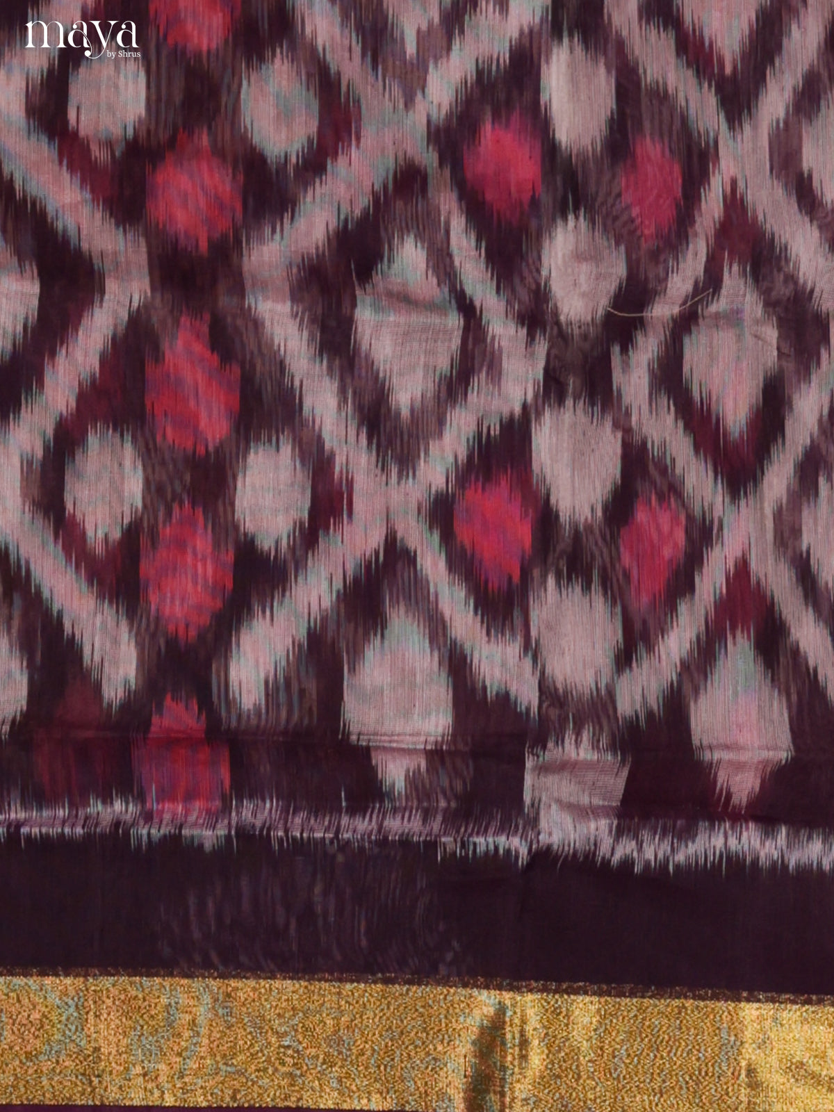 Jamun-Pochampally Salwar Unstitch