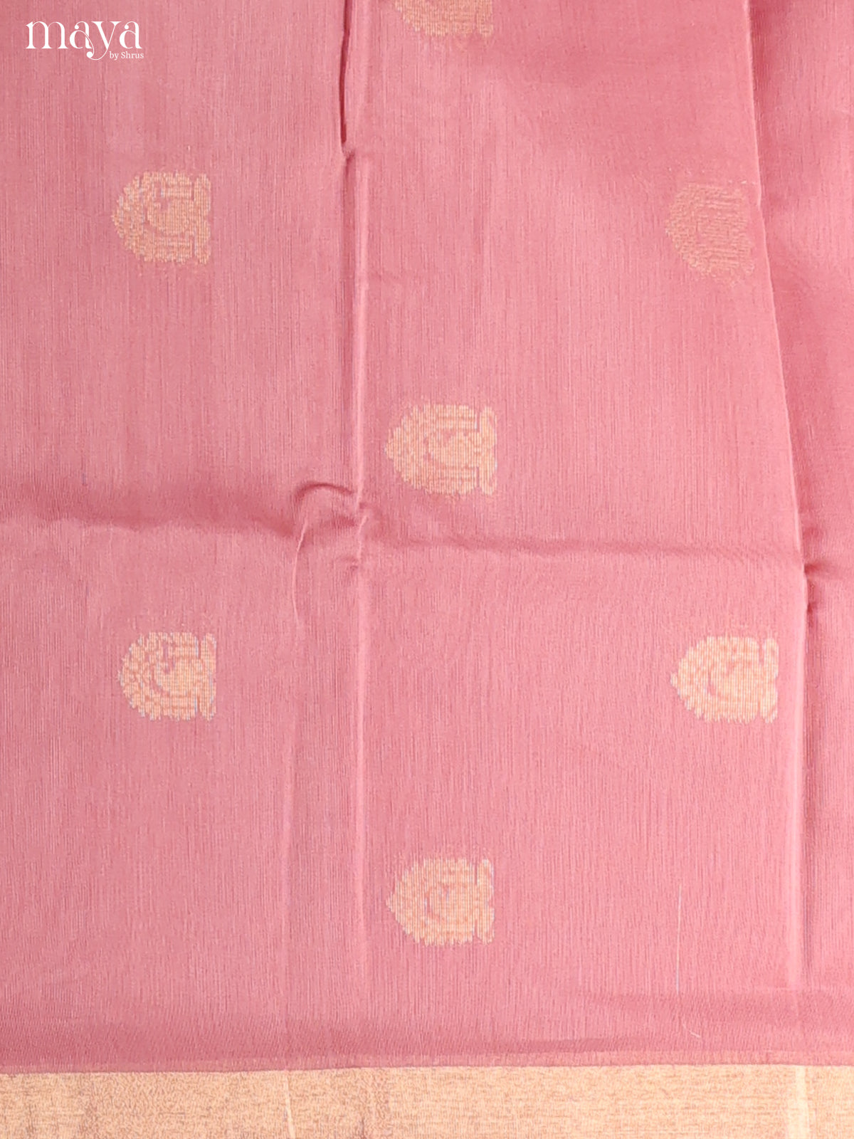 Pink & Red-Silkcotton salwar Unstitch