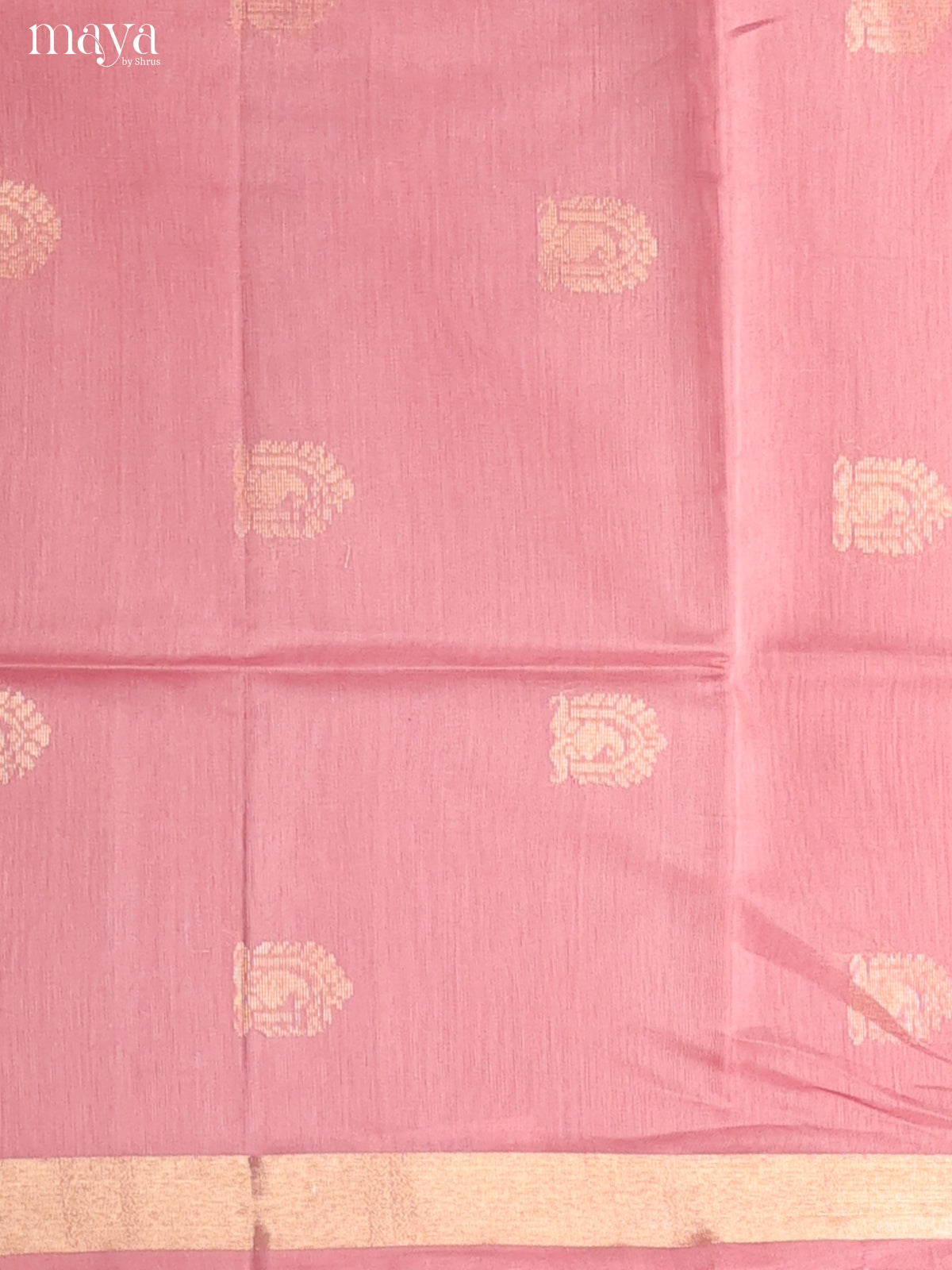 Pink & Red-Silkcotton salwar Unstitch