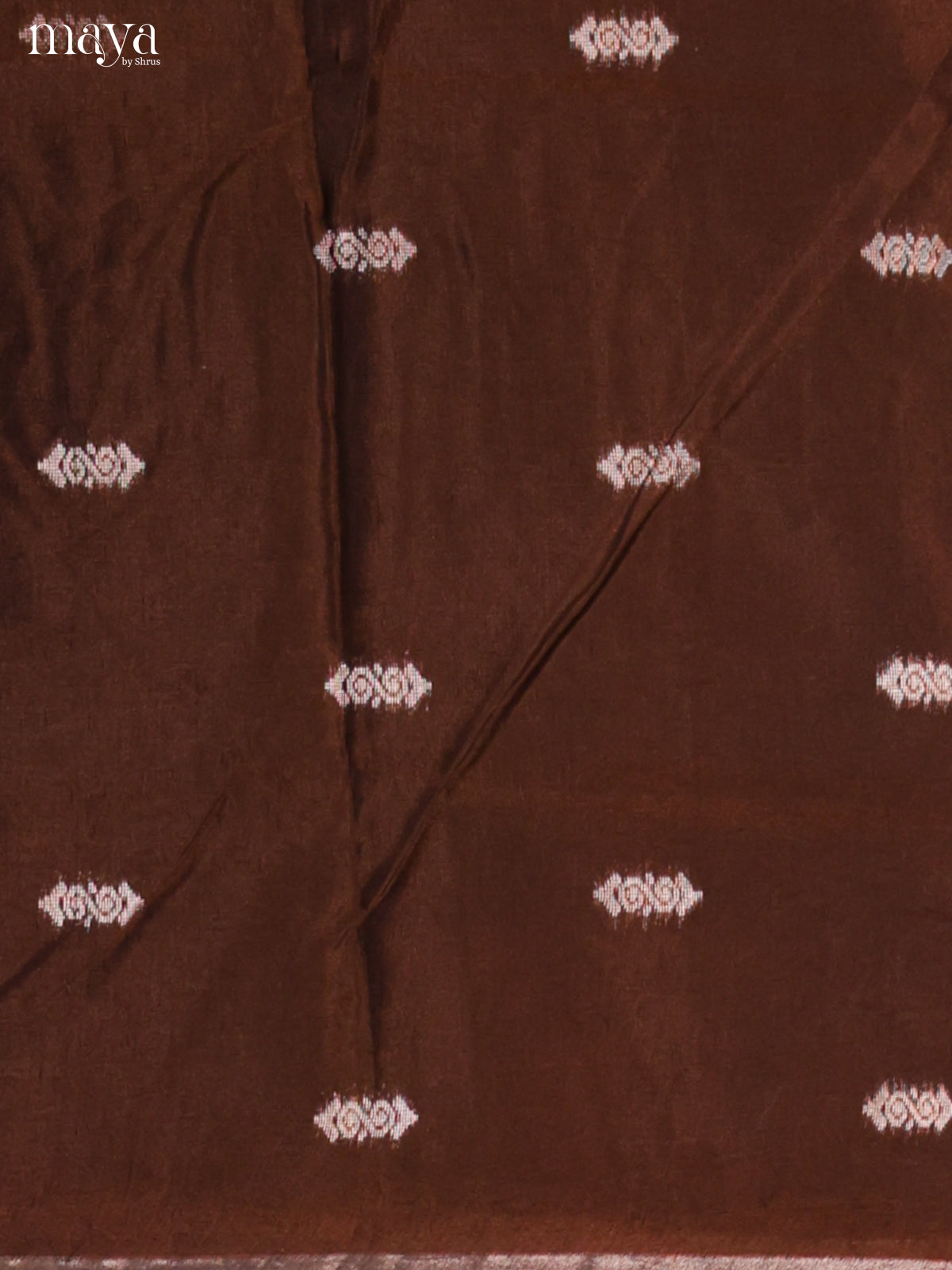 Brown & Green-Semi silkcotton salwar unstitch