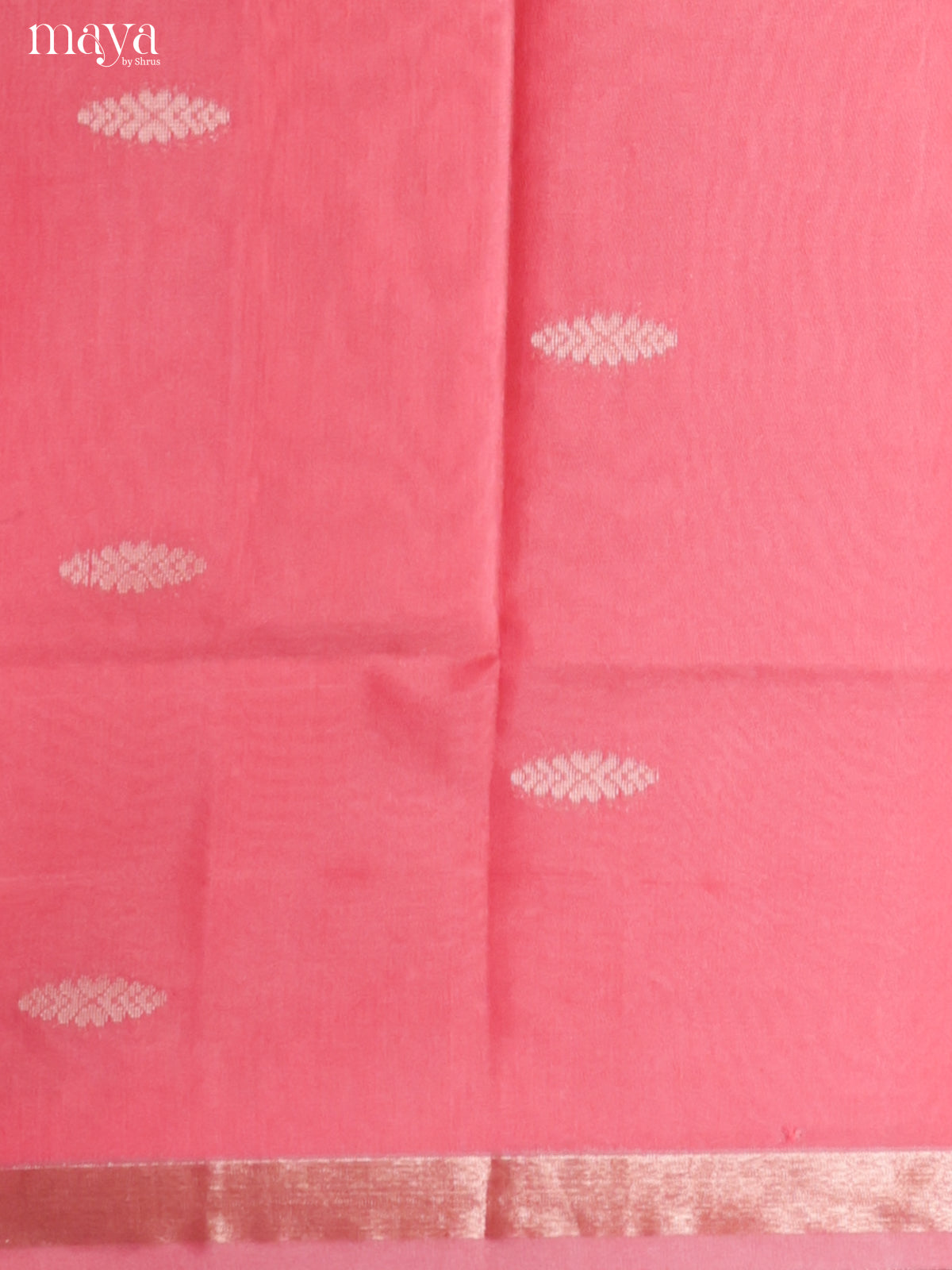 Pink & Green -Semi silkcotton salwar unstitch