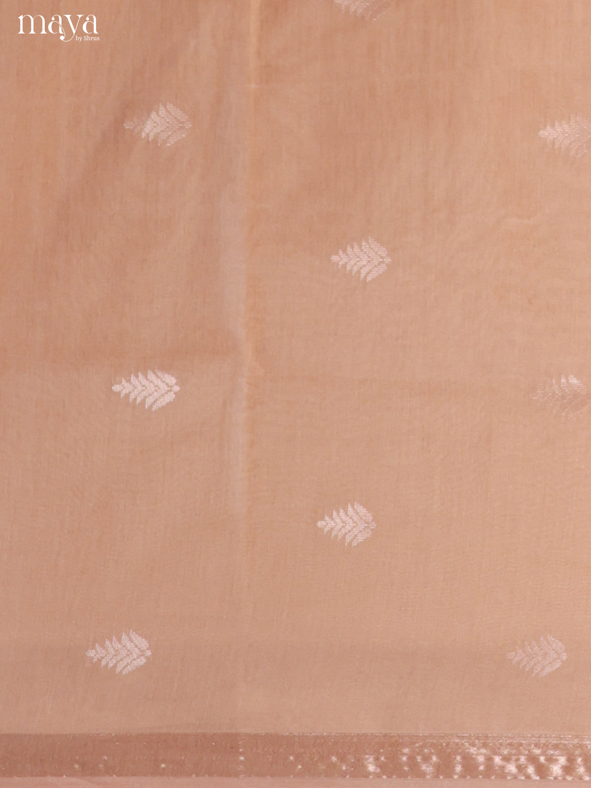 Light Brown & Maroon-Semi silkcotton salwar unstitch