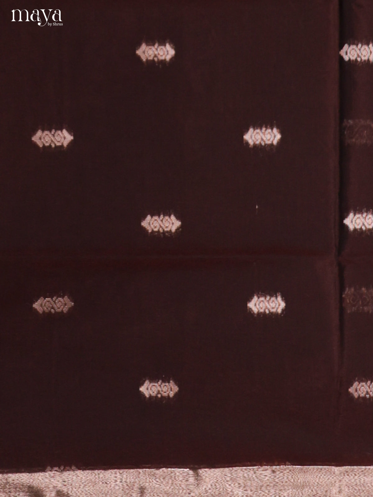 Maroon & Blue-Semi silkcotton salwar unstitch