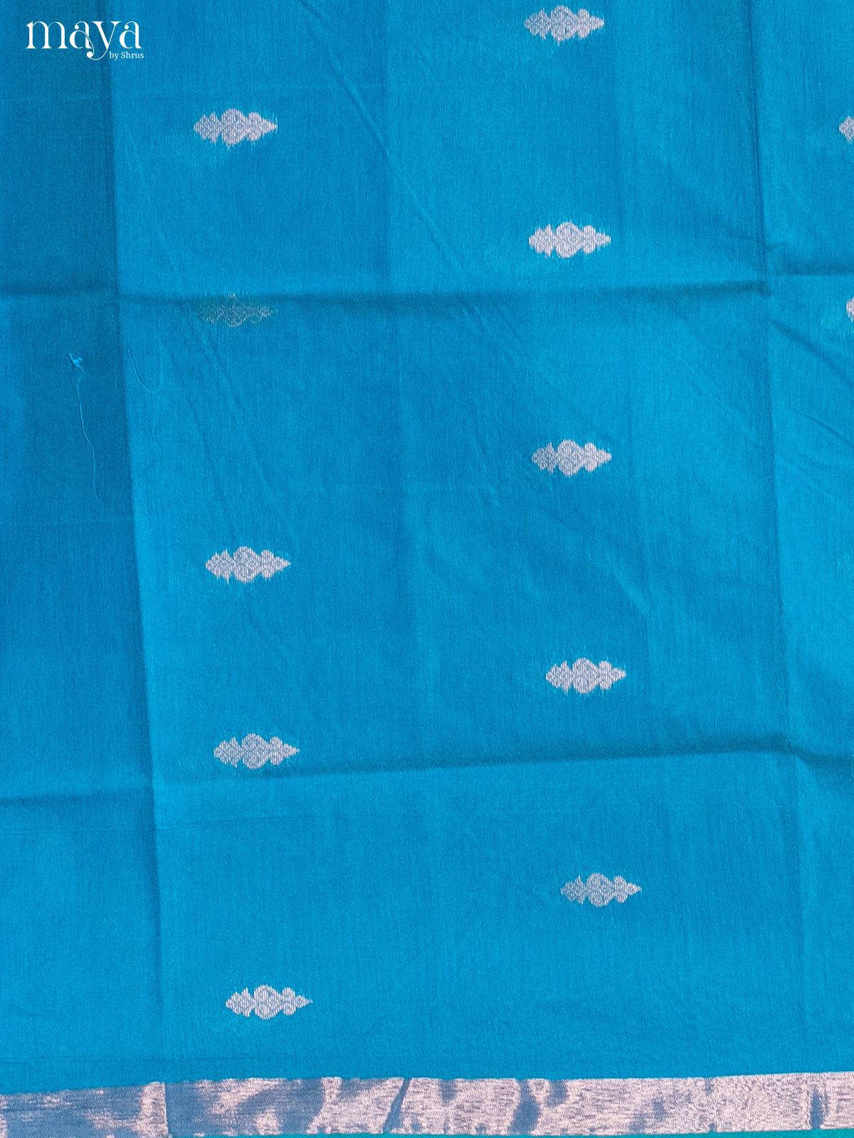 Light & Dark Blue-Semi silkcotton salwar unstitch