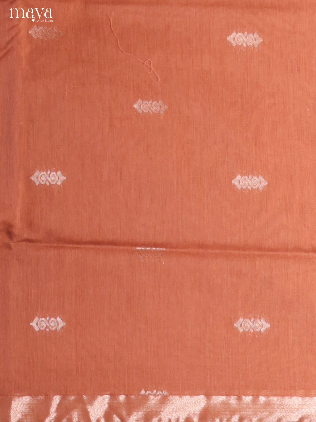 Brown & Blue-Semi silkcotton salwar unstitch