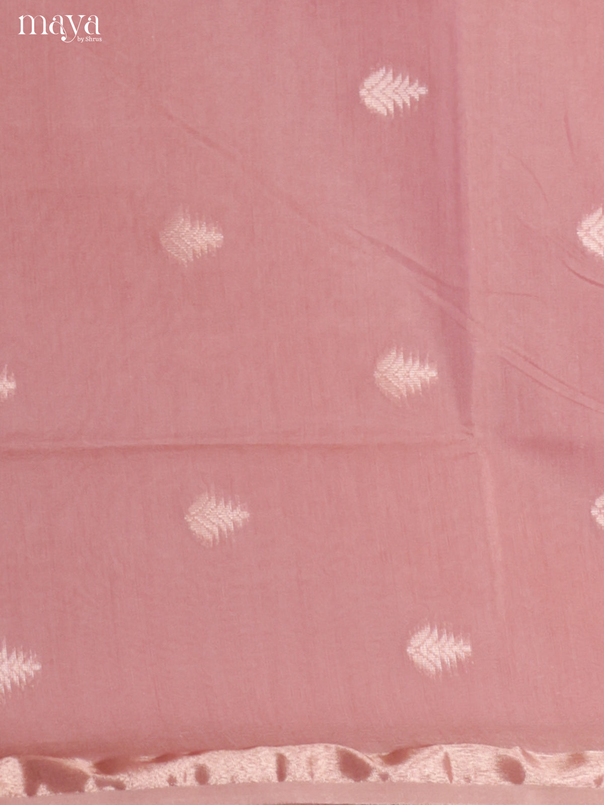 Mauve & Maroon-Semi silkcotton salwar unstitch