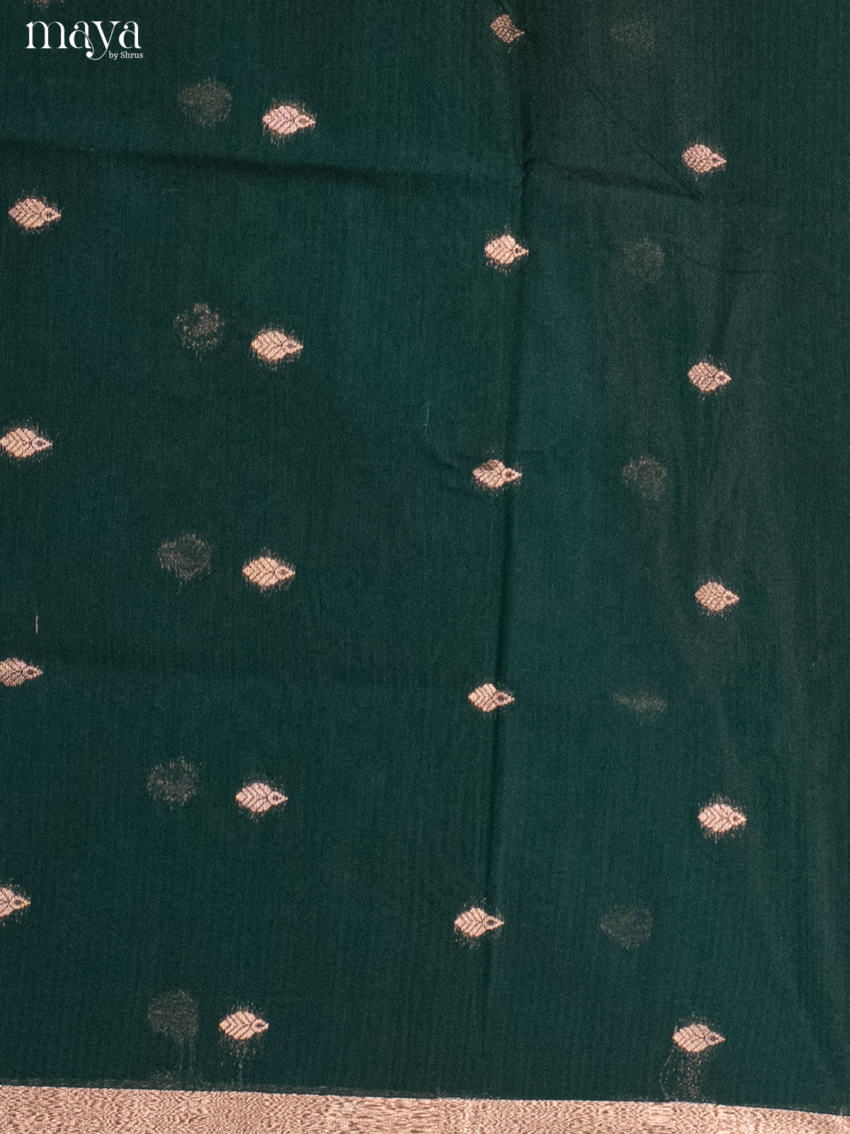 Green & Red-Semi silkcotton salwar unstitch