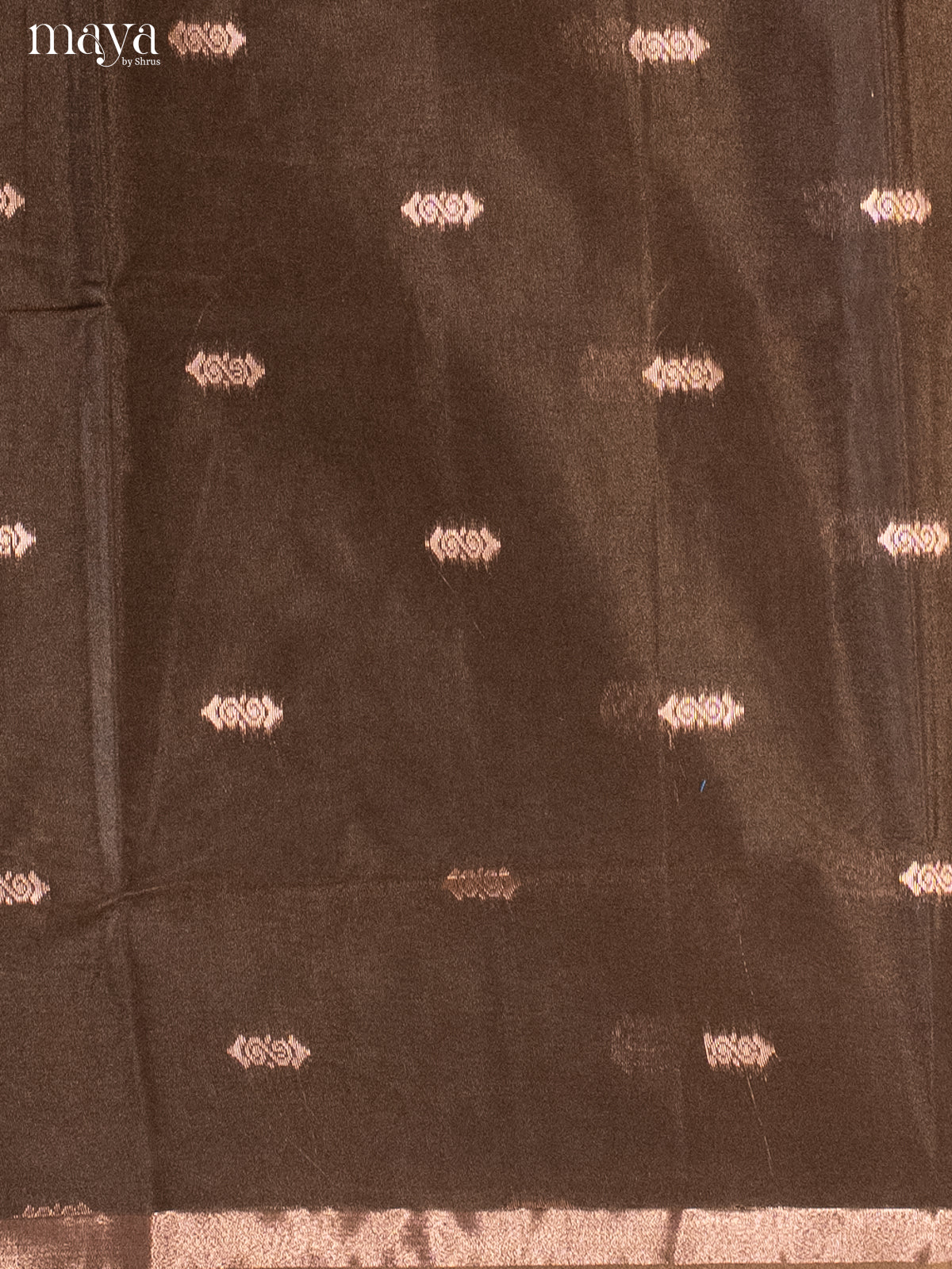 Elephant Grey & Red-Semi silkcotton salwar unstitch