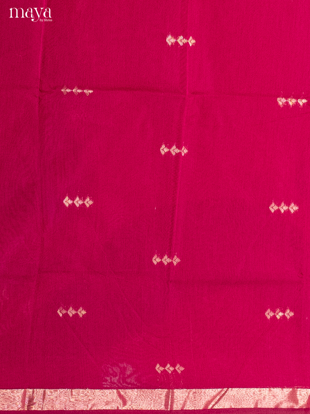 Pink & Green-Semi silkcotton salwar unstitch