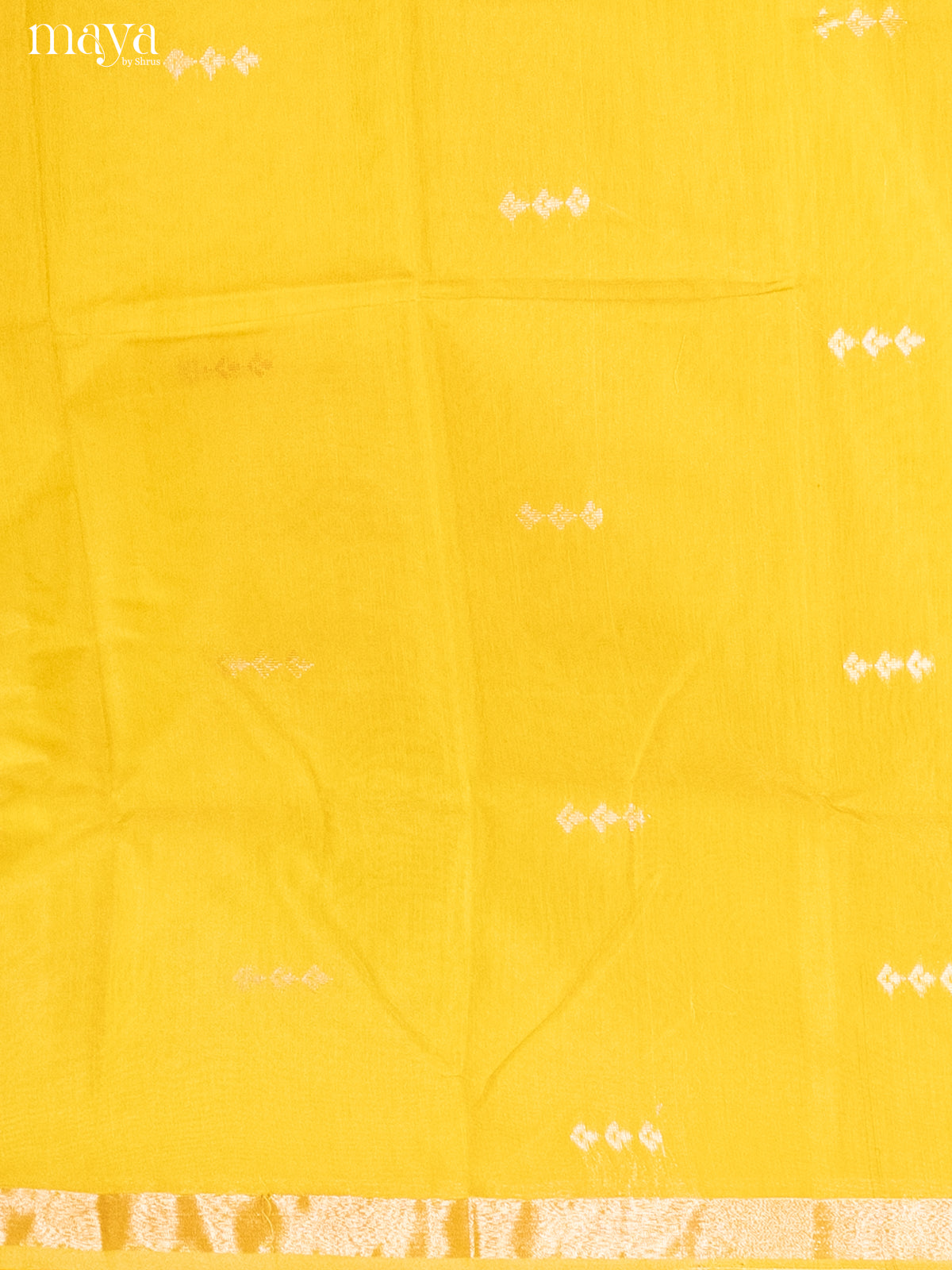 Yellow & Green -Semi silkcotton salwar unstitch