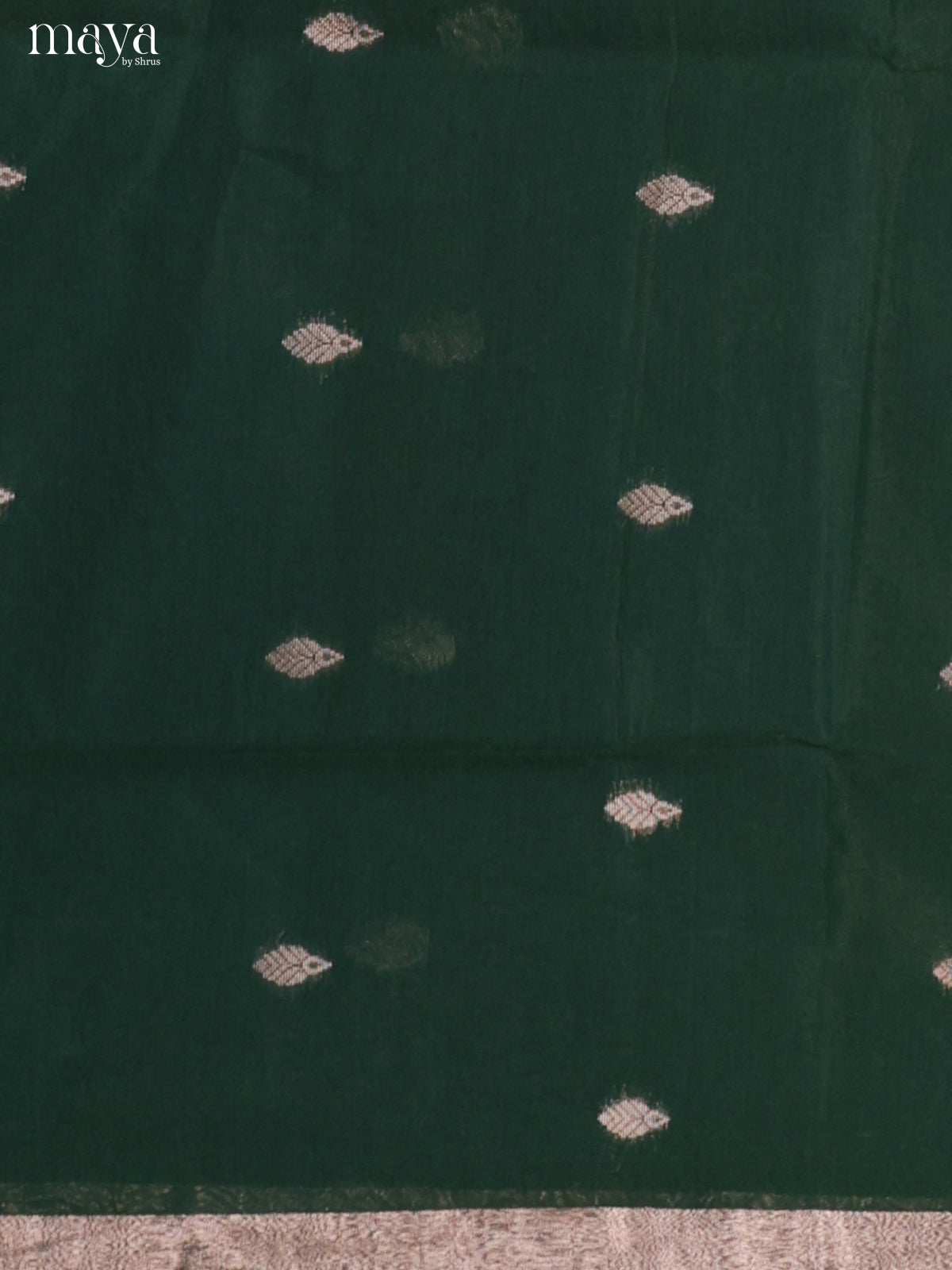 Green & Red-Semi silkcotton salwar unstitch
