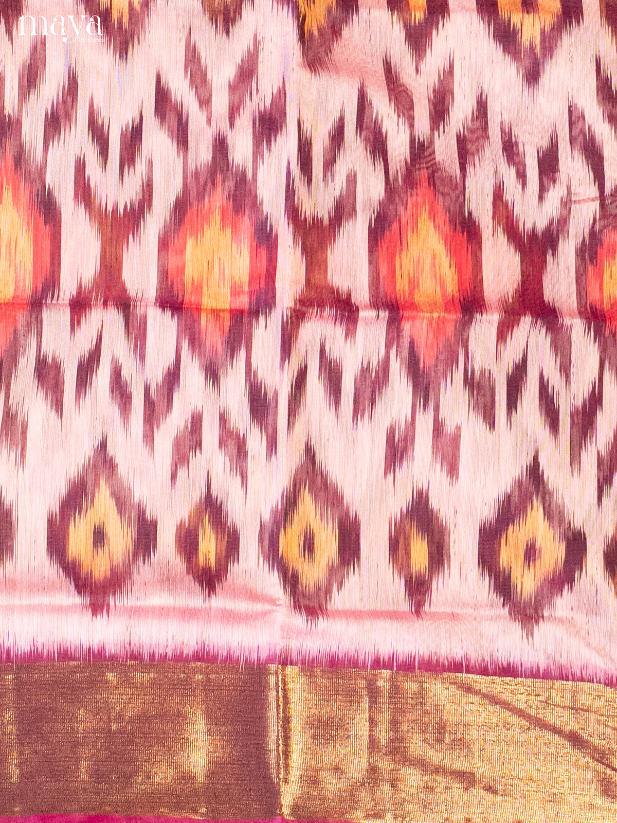 Lavender & Purple -Pochampally Salwar Unstitch