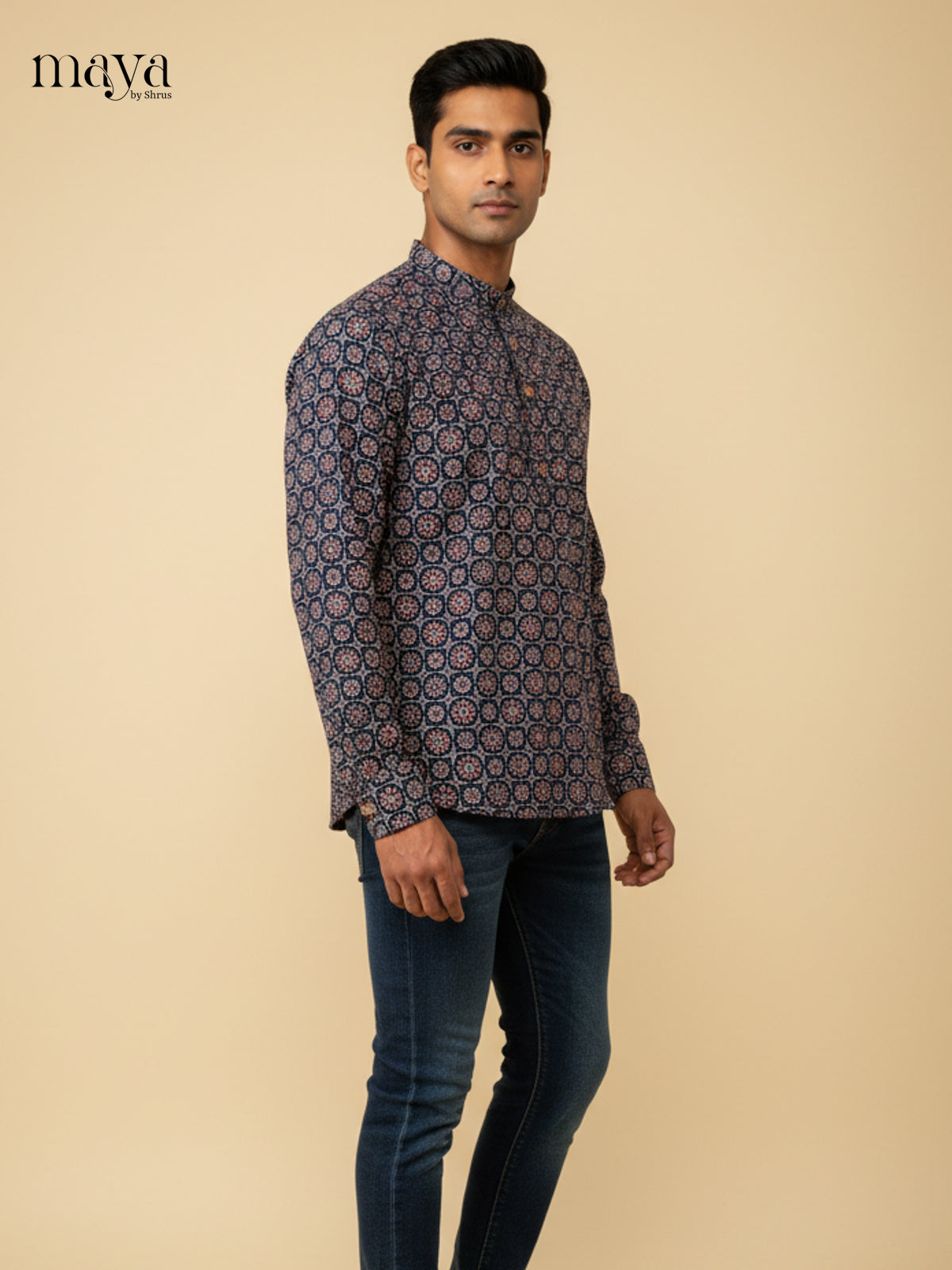 MEA17015-Readymade Mens Kurta