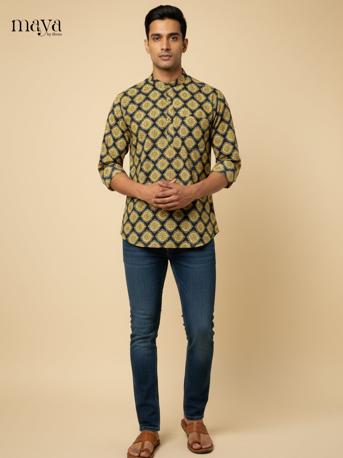 MEA17023-Readymade Mens Kurta