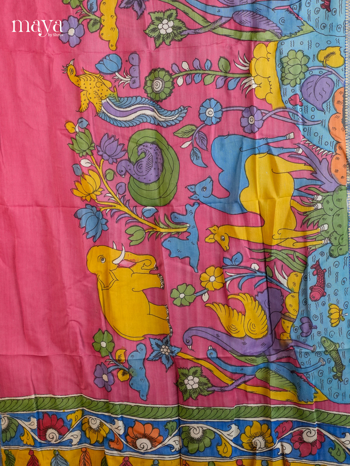 MEA24001-Penkalamkari Dupatta