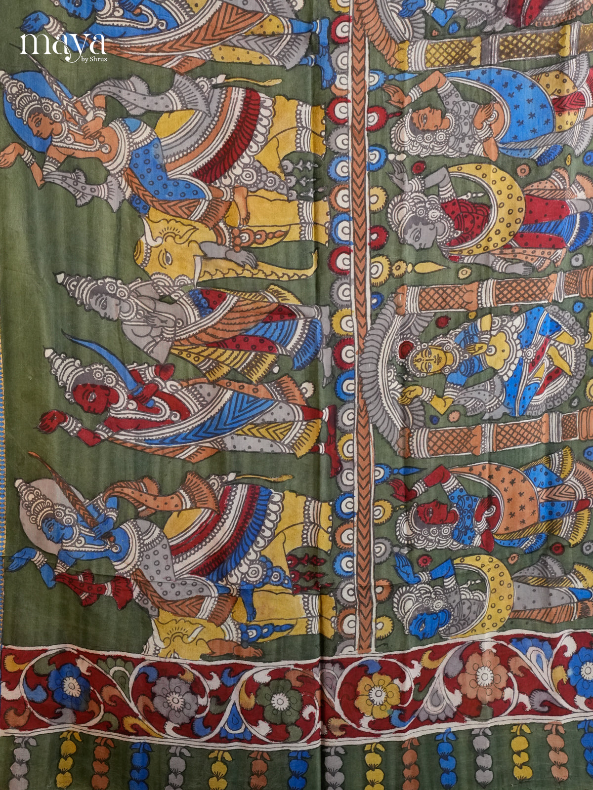 MEA24006-Penkalamkari Dupatta