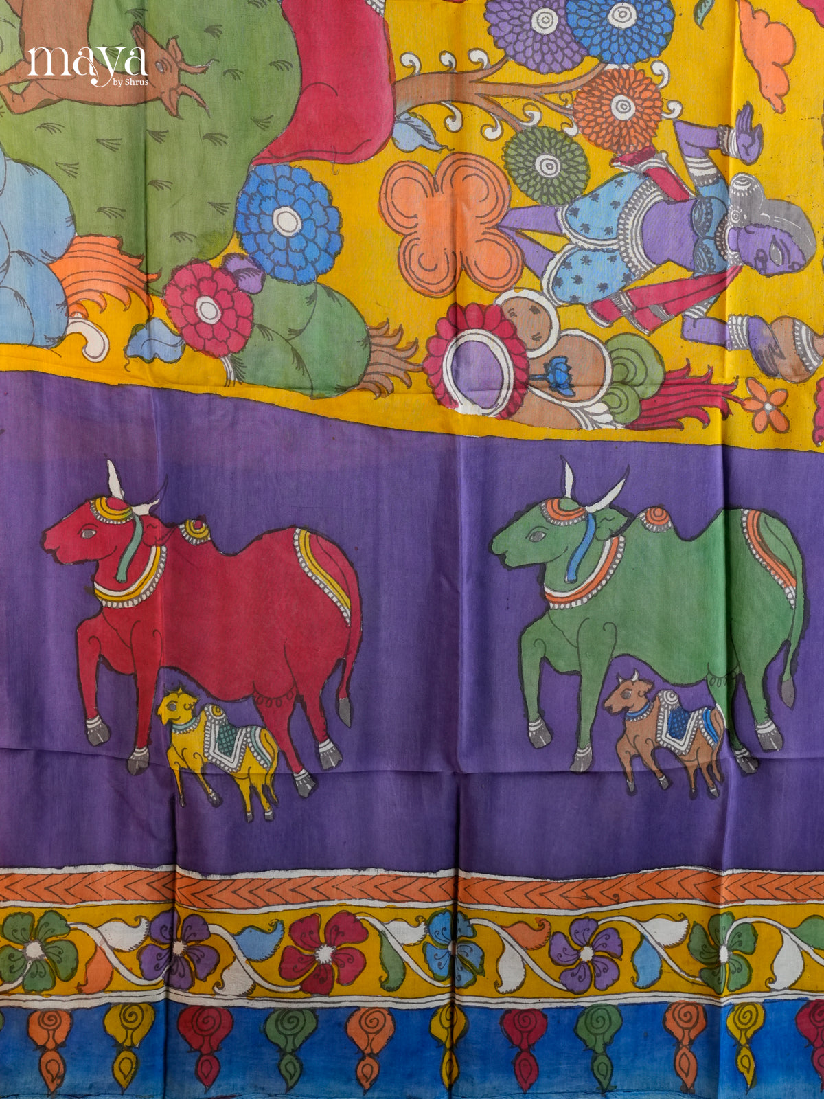 MEA24014-Penkalamkari Dupatta