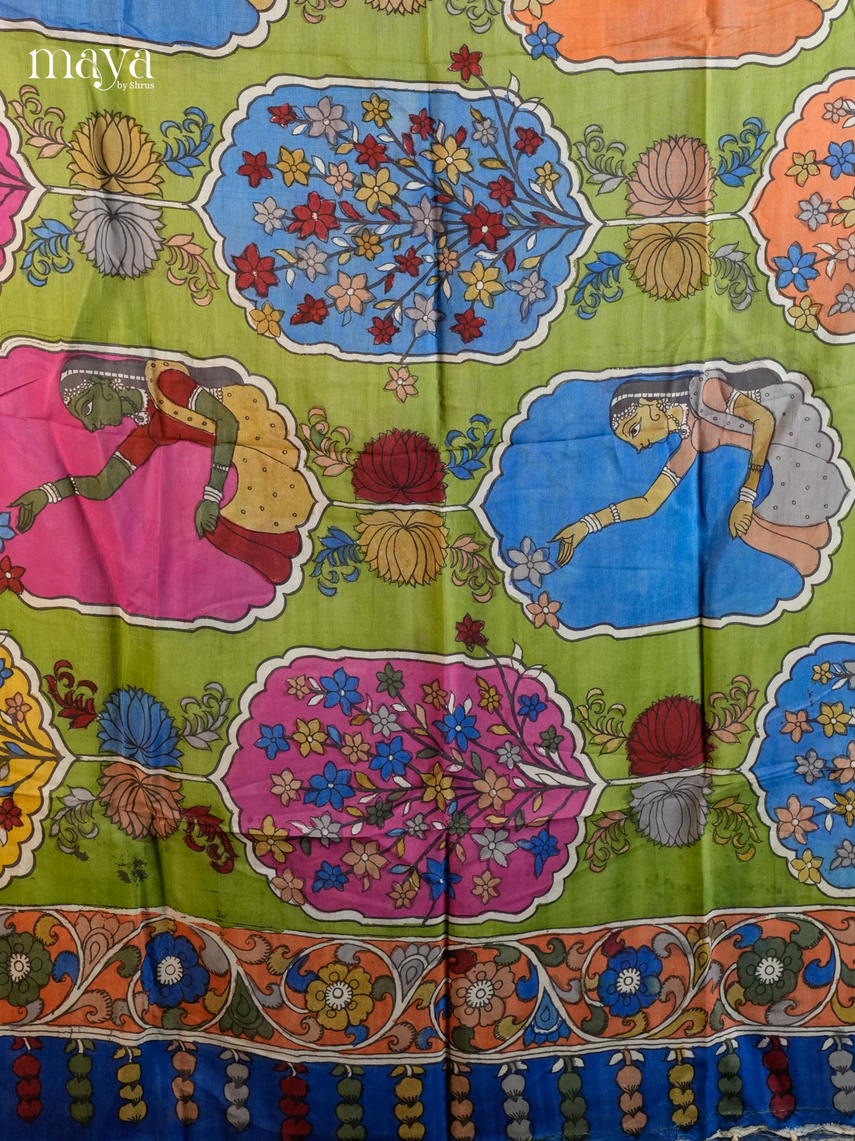 MEA24015-Penkalamkari Dupatta