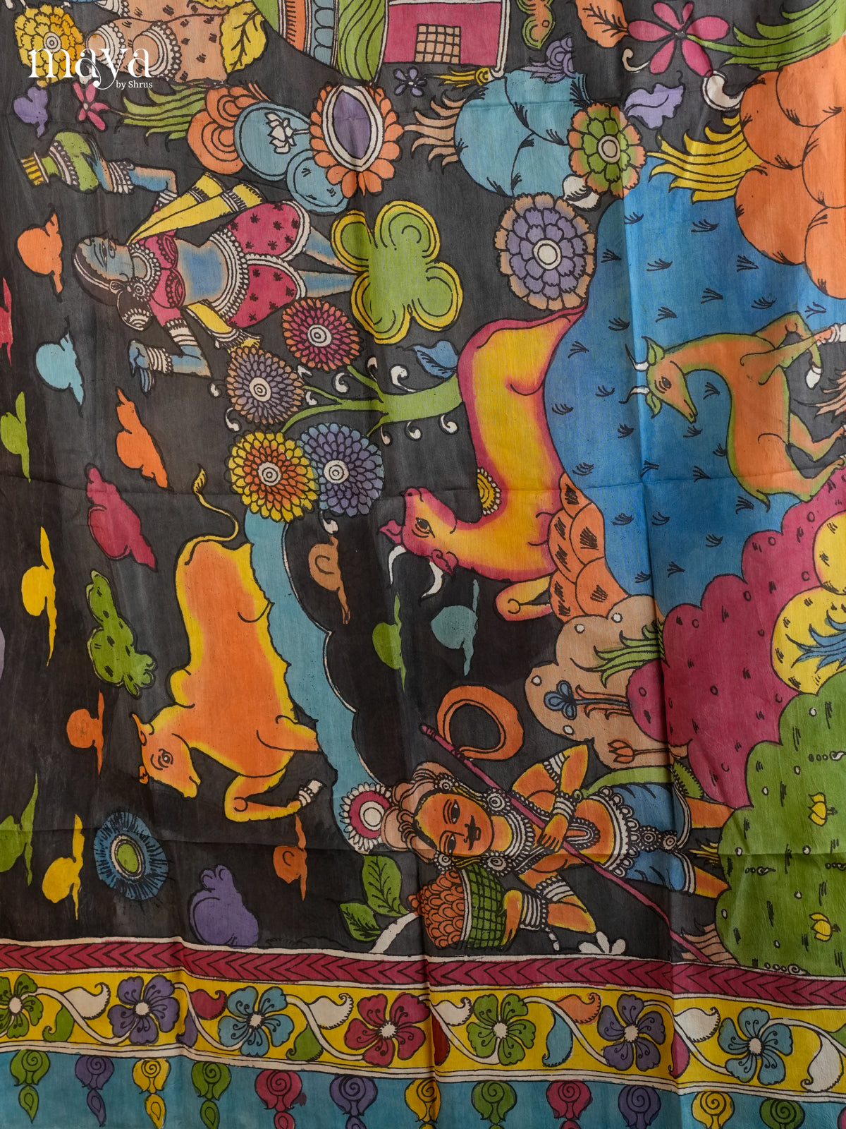 MEA24017-Penkalamkari Dupatta