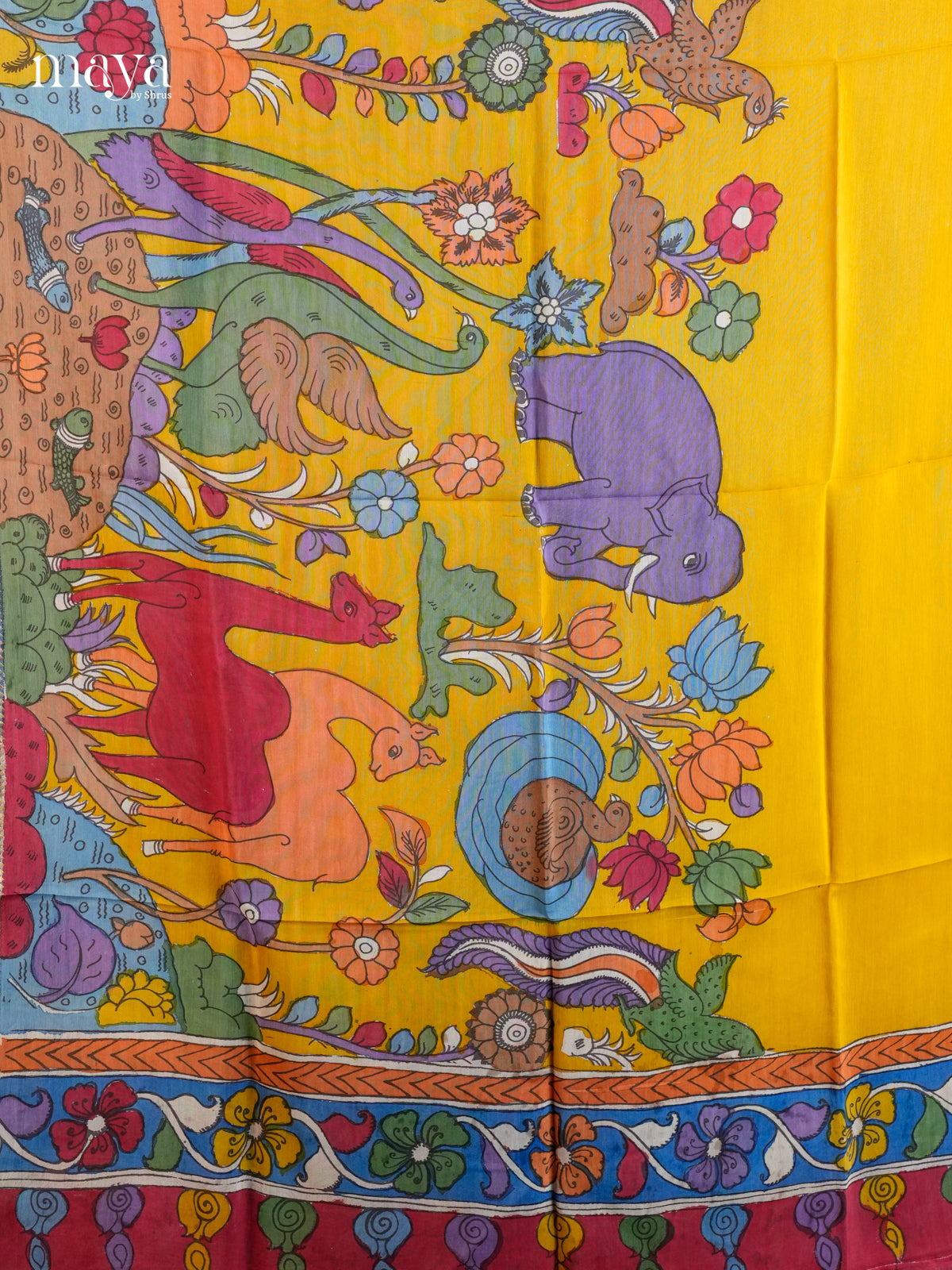 MEA24024-Penkalamkari Dupatta