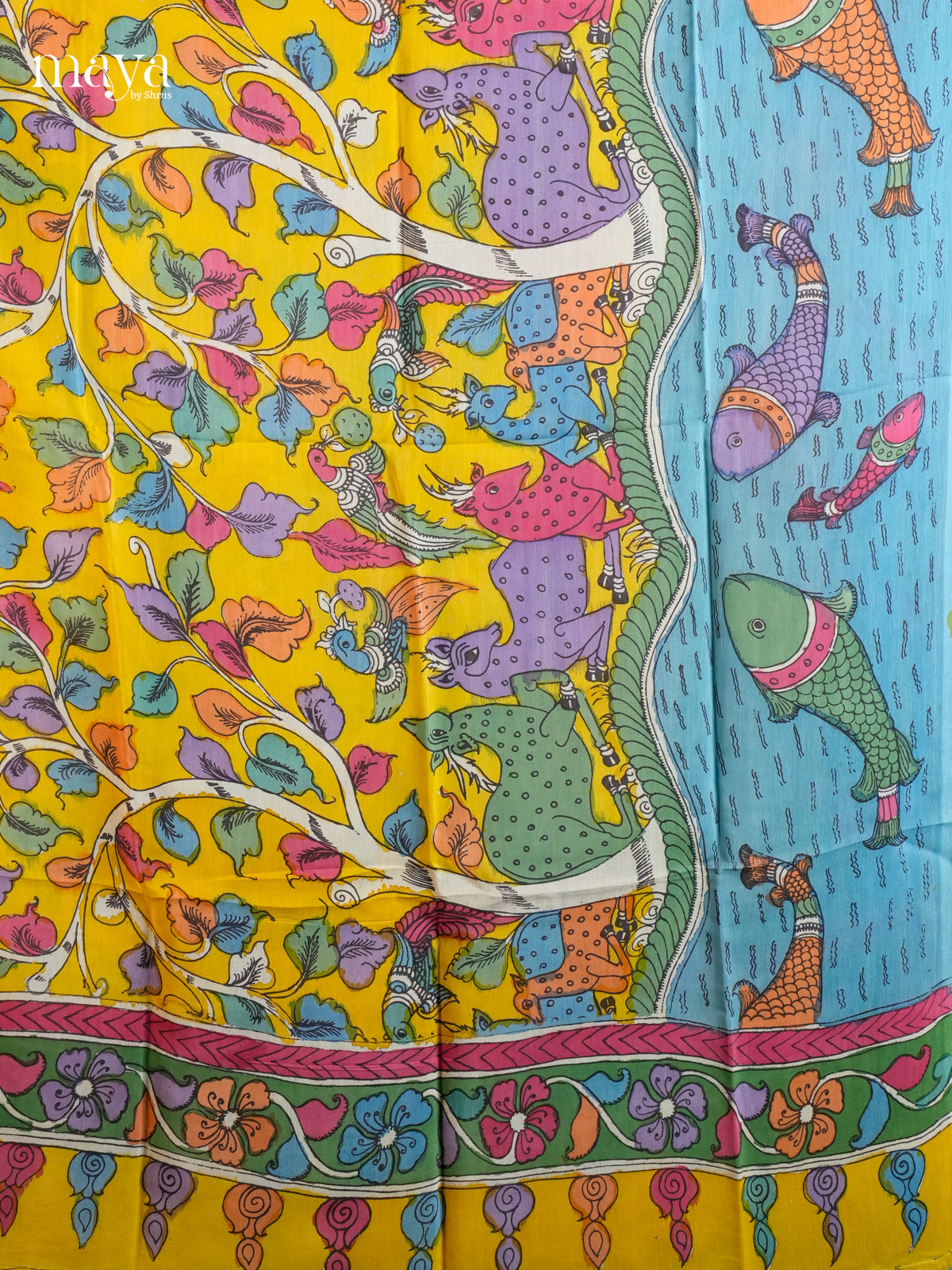 MEA24028-Penkalamkari Dupatta