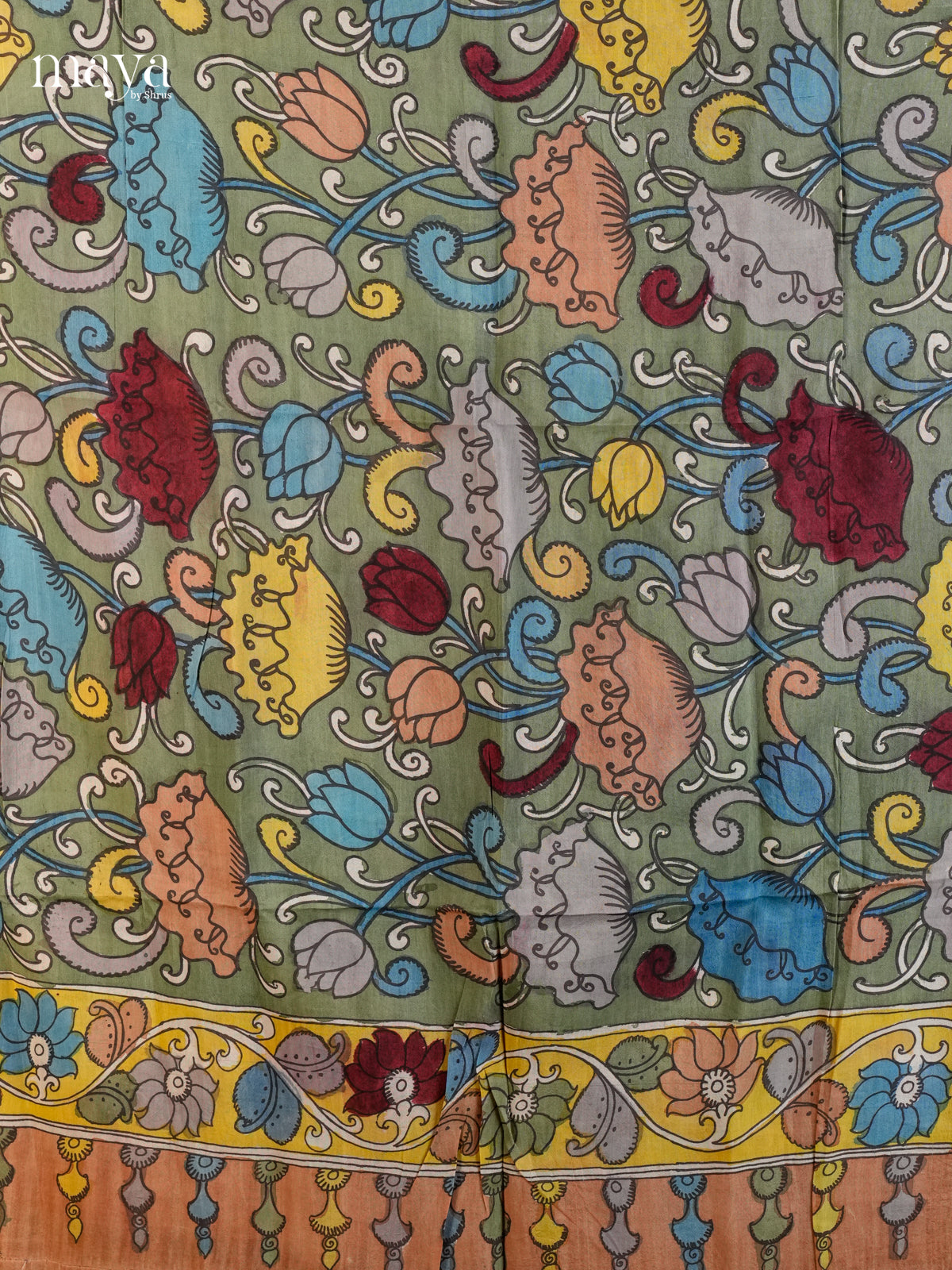 MEA24031-Penkalamkari Dupatta