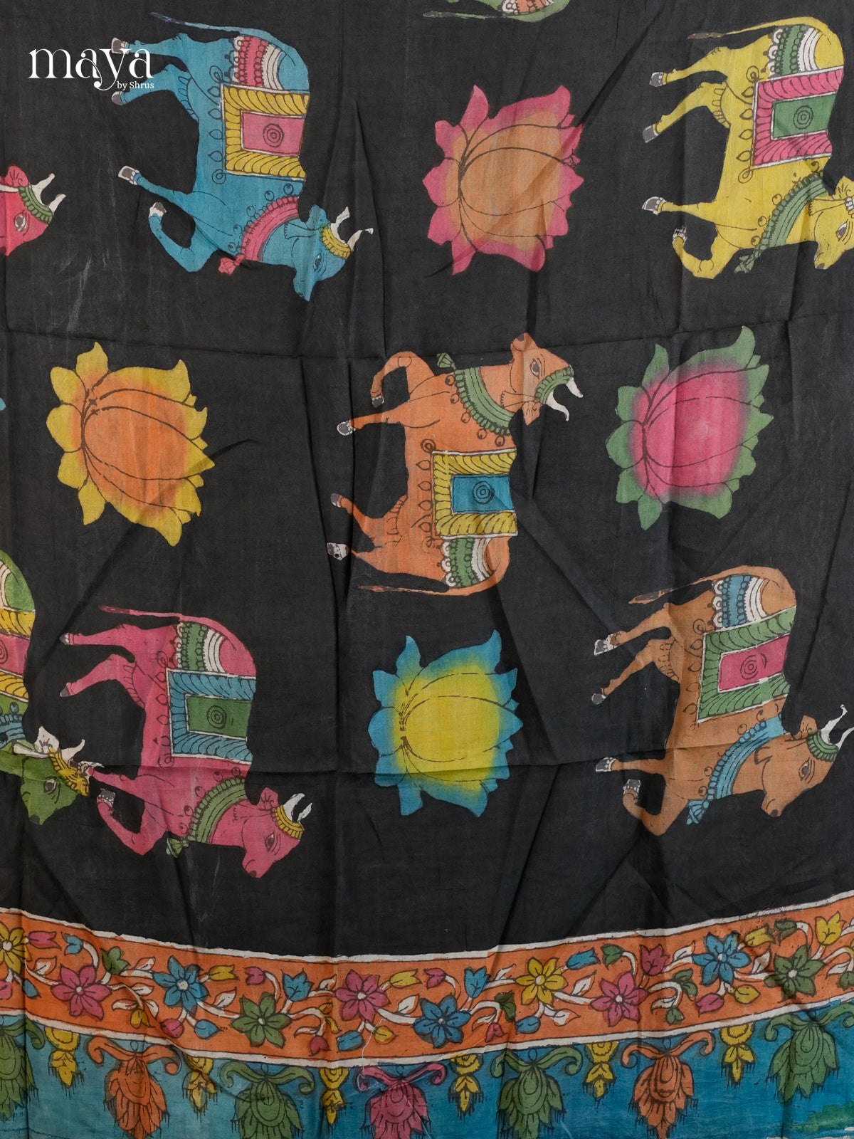 MEA24047-Penkalamkari Dupatta