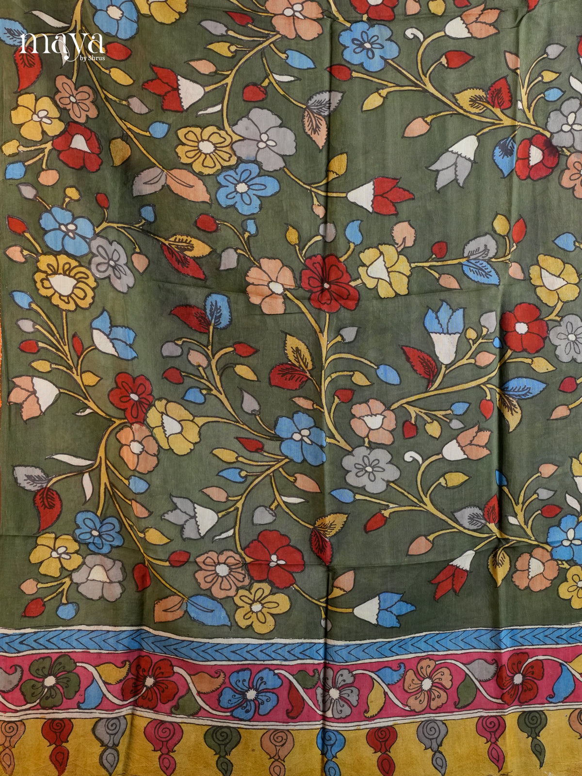 MEA24051-Penkalamkari Dupatta