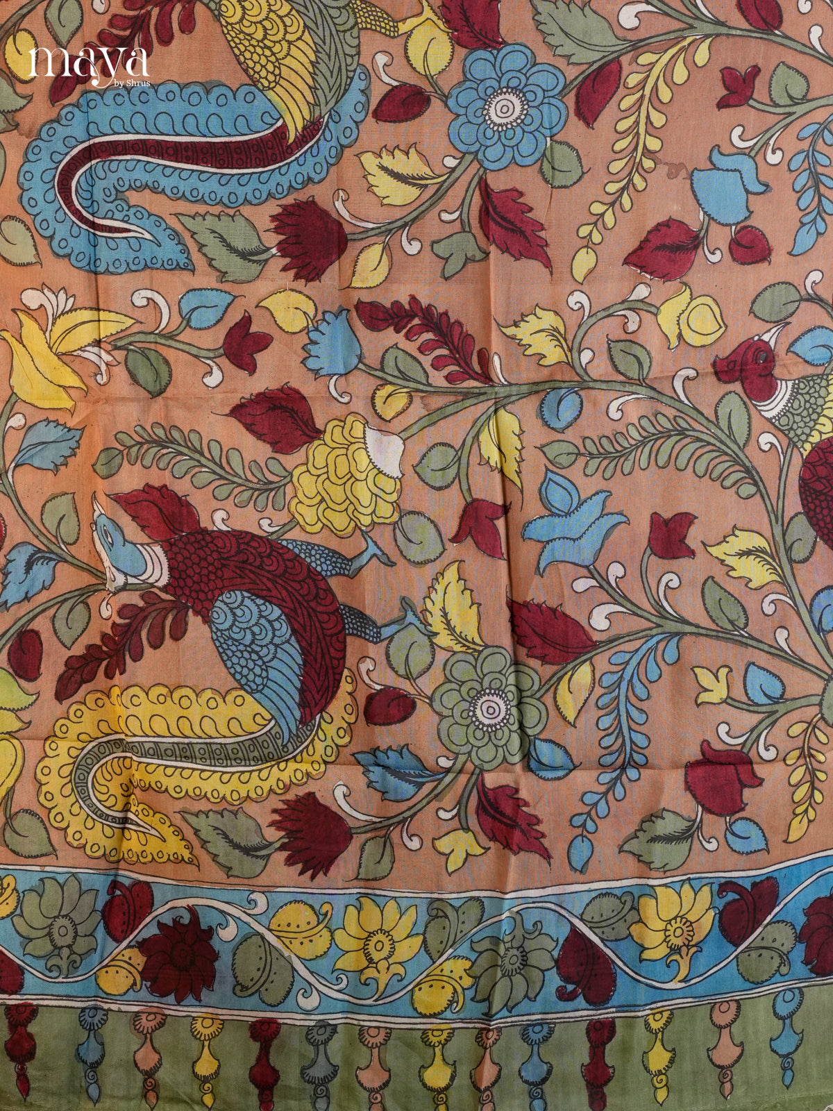 MEA24061-Penkalamkari Dupatta