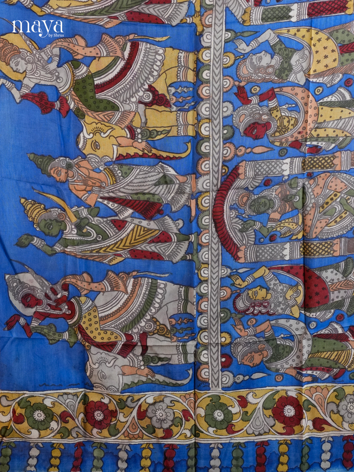 MEA24071-Penkalamkari Dupatta